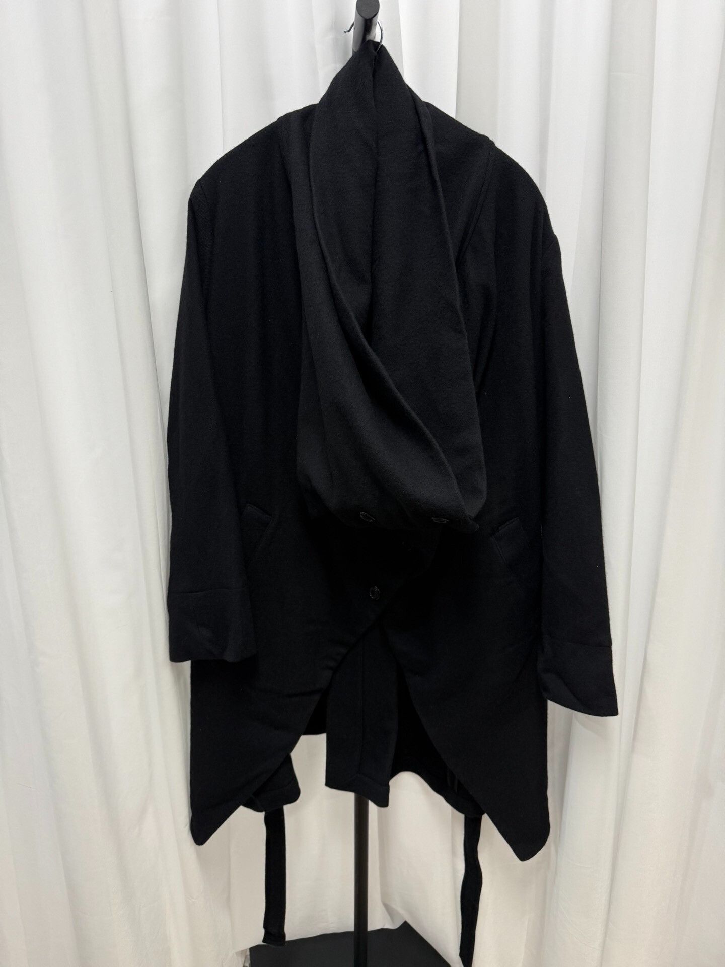 Ann Demeulemeester Ann Demeulemeester Wool Blend Coat Size XXS / US 00 / IT 34 - 2 Thumbnail