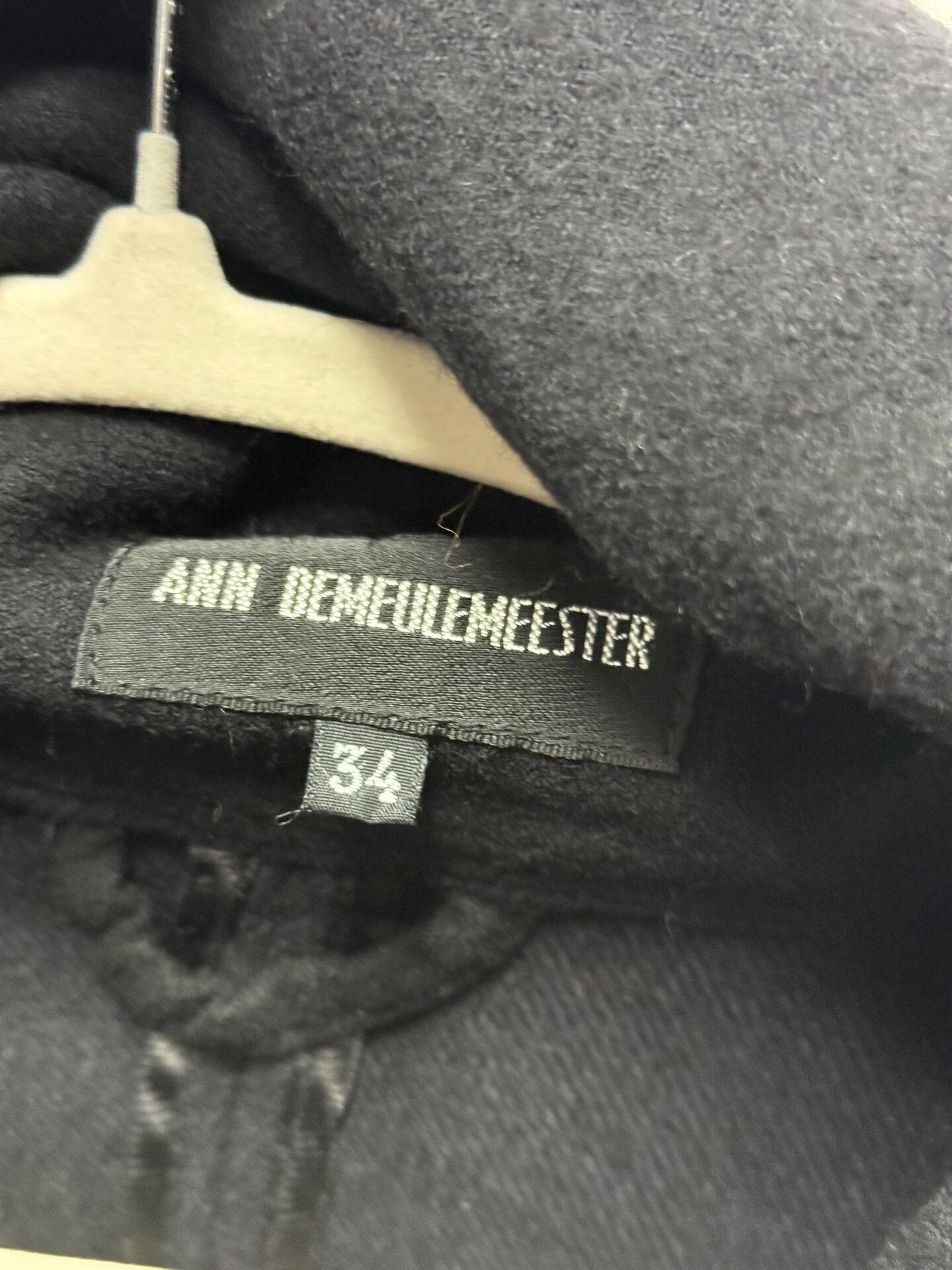 Ann Demeulemeester Ann Demeulemeester Wool Blend Coat Size XXS / US 00 / IT 34 - 8 Thumbnail