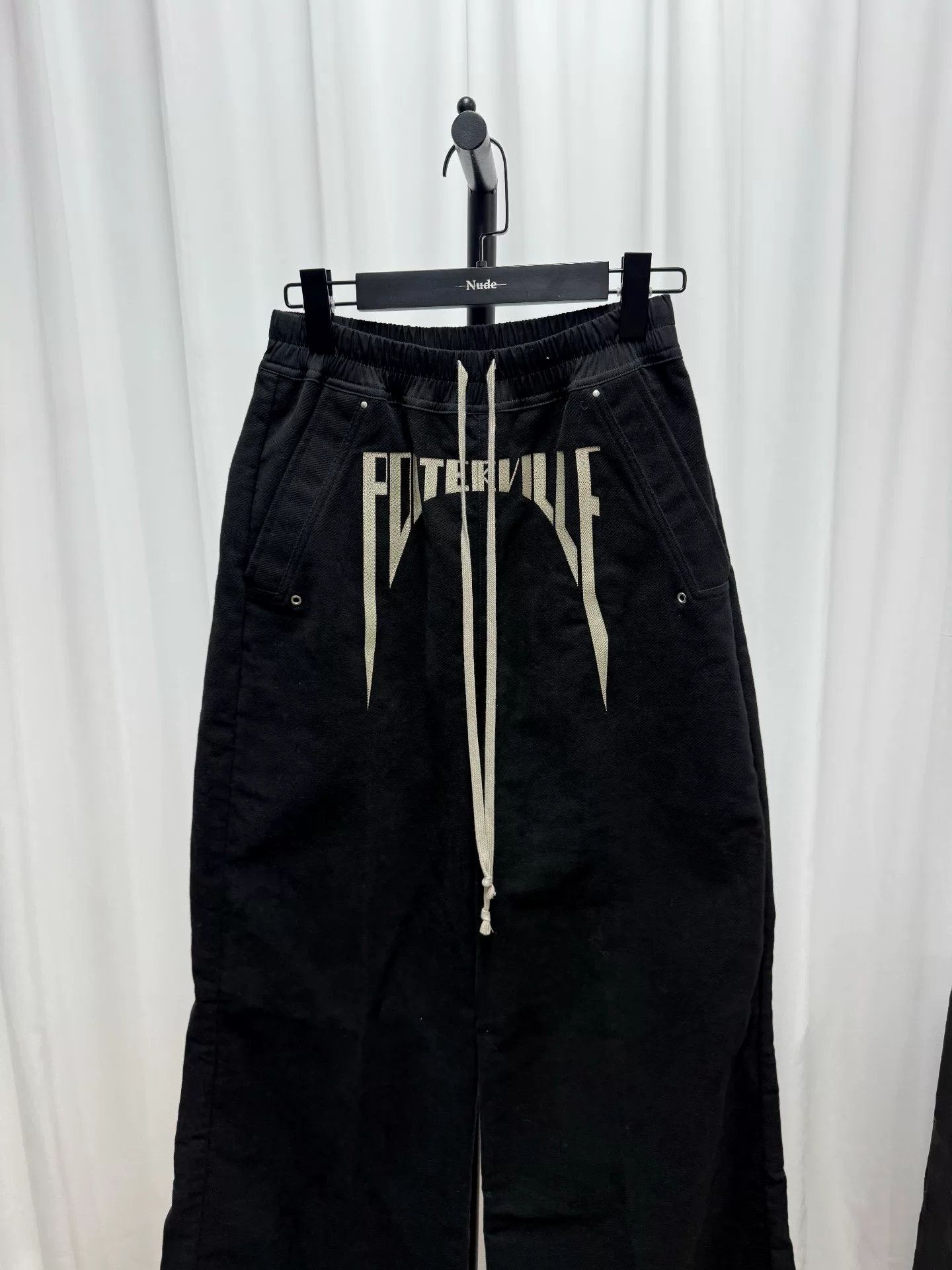 Rick Owens Rick Owens Embroidered Flared Trousers Size US 28 / EU 44 - 2 Thumbnail