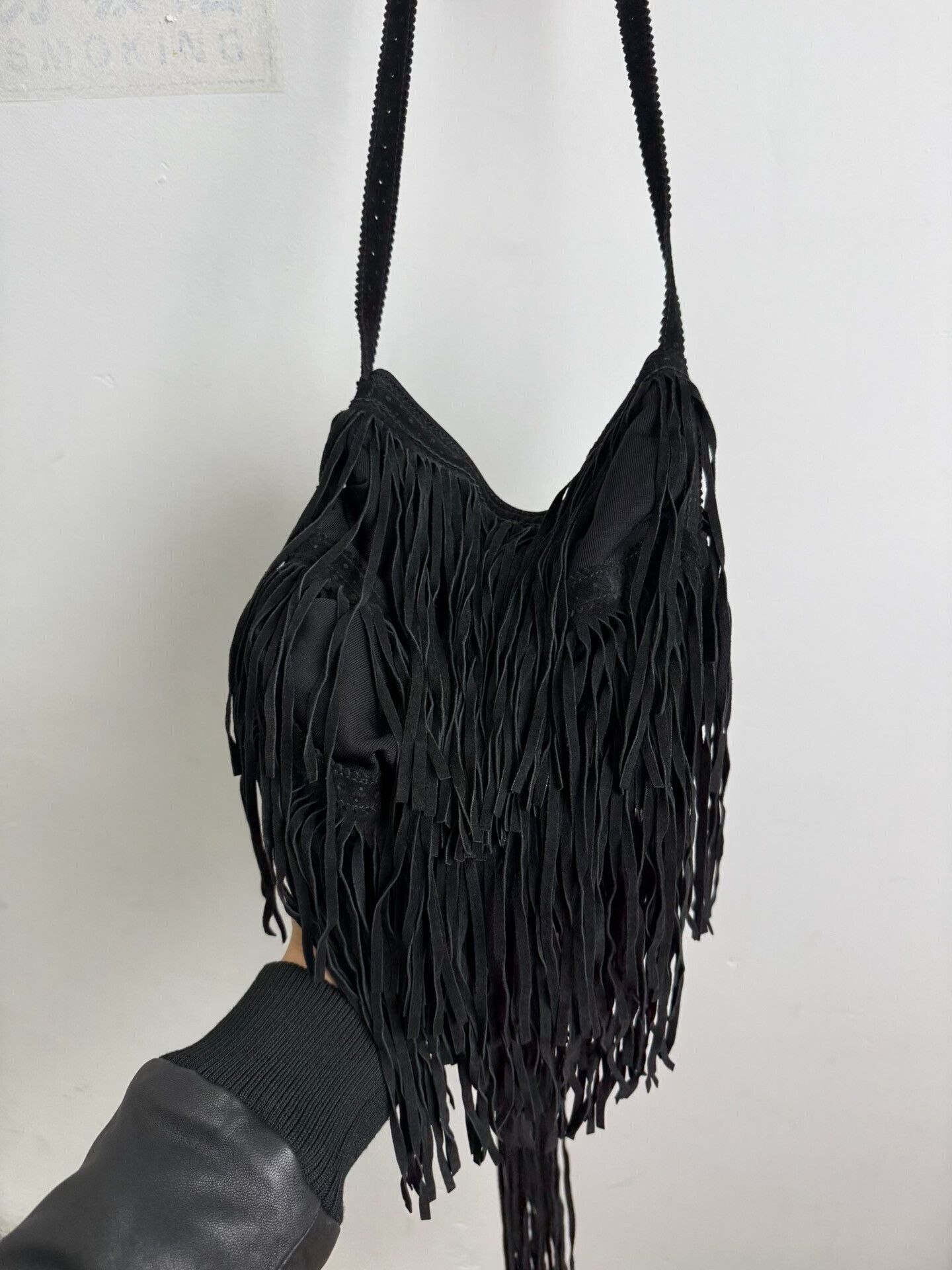 Jean Paul Gaultier Jean Paul Gaultier Suede Fringe Bag Size ONE SIZE - 4 Thumbnail