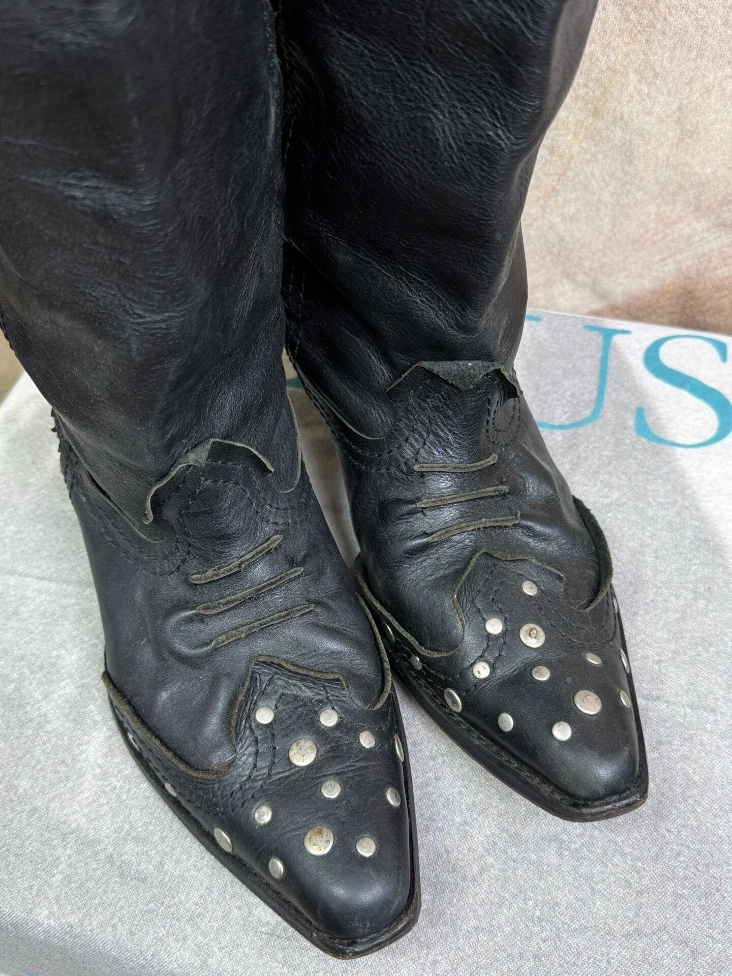 Junya Watanabe Junya Watanabe Studded Knee-High Boots Size US 10 / EU 43 - 4 Thumbnail
