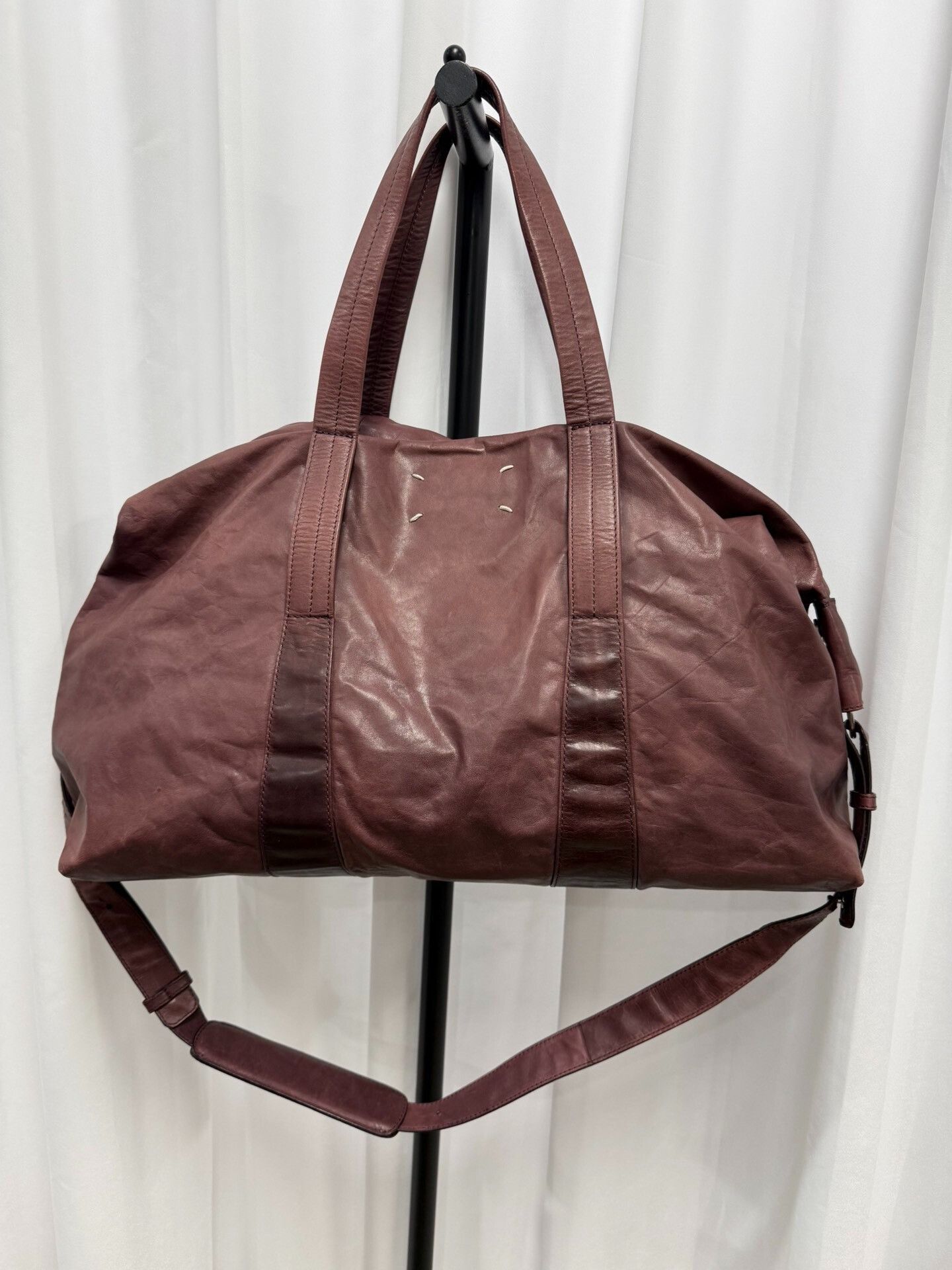 Maison Margiela Maison Margiela Leather Boston Bag Size ONE SIZE - 2 Thumbnail