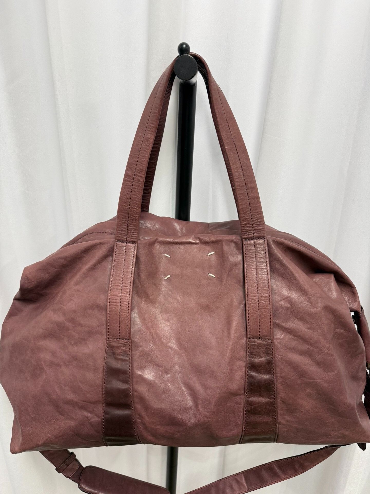 Maison Margiela Maison Margiela Leather Boston Bag Size ONE SIZE - 3 Thumbnail