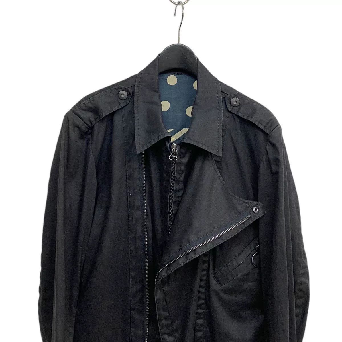 Yohji Yamamoto Yohji Yamamoto Black Double-Zip Jacket Size US S / EU 44-46 / 1 - 4 Thumbnail