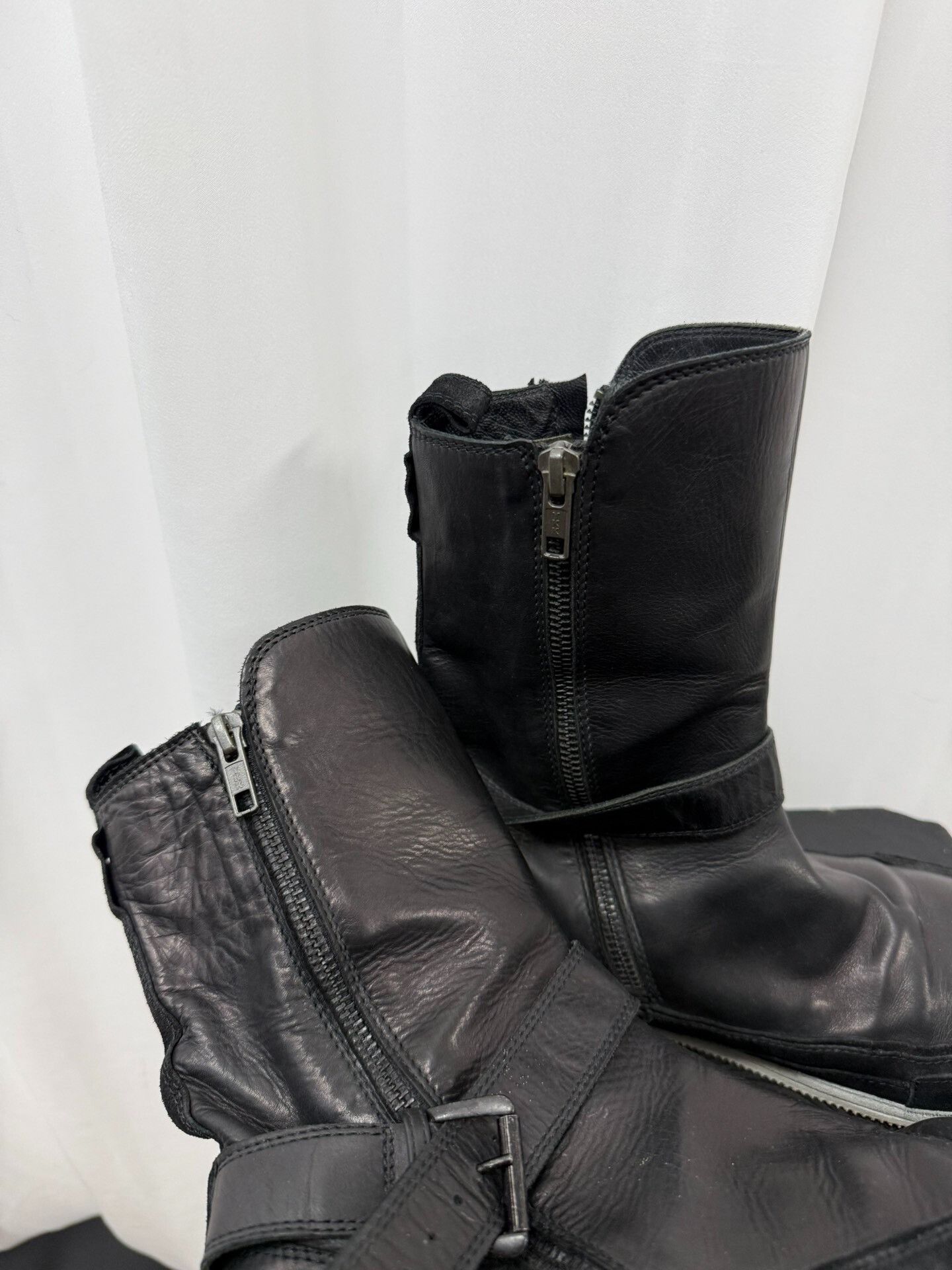 Ann Demeulemeester Black High-Top Lace-Up Sneakers Size US 9 / EU 42 - 5 Thumbnail