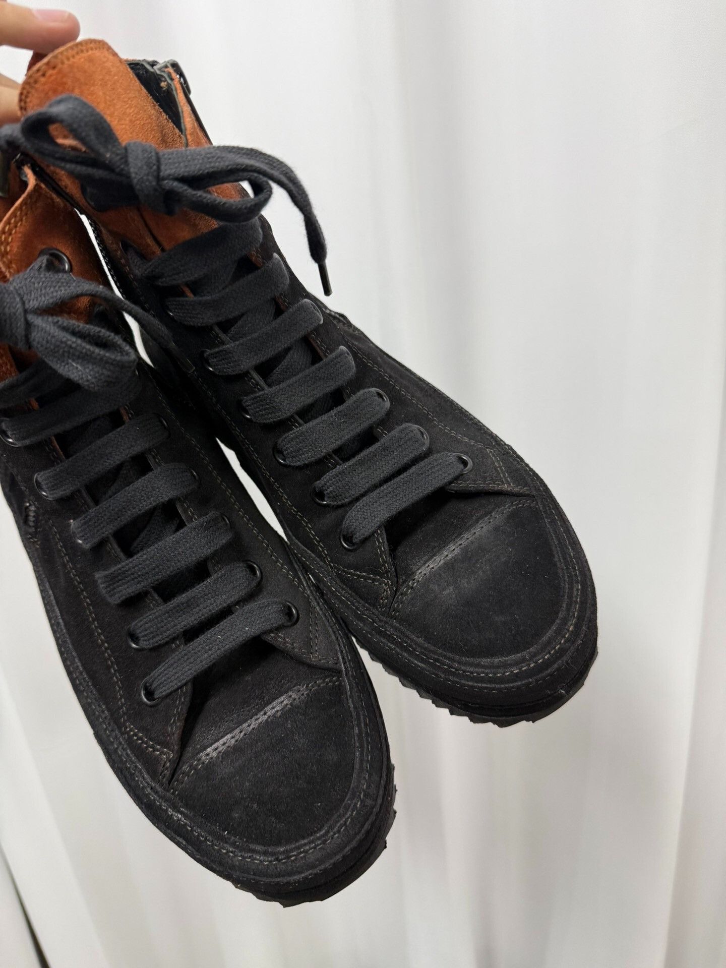 Ann Demeulemeester Ann Demeulemeester Black Suede Sneakers Size US 8 / EU 41 - 4 Thumbnail