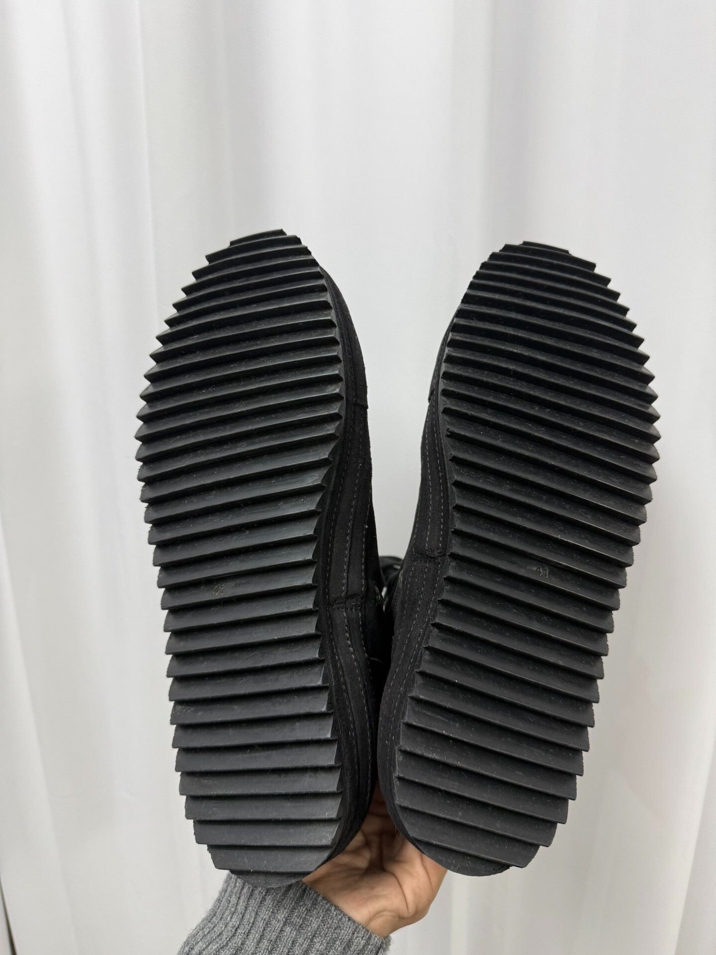 Ann Demeulemeester Ann Demeulemeester Black Suede Sneakers Size US 8 / EU 41 - 6 Thumbnail