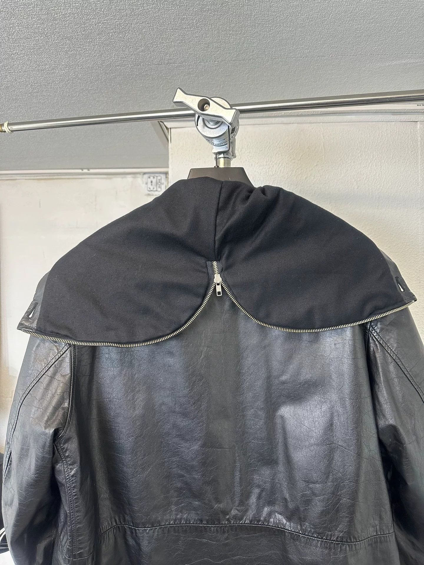 Yohji Yamamoto Yohji Yamamoto Men's Leather Parka Coat Size US M / EU 48-50 / 2 - 3 Thumbnail