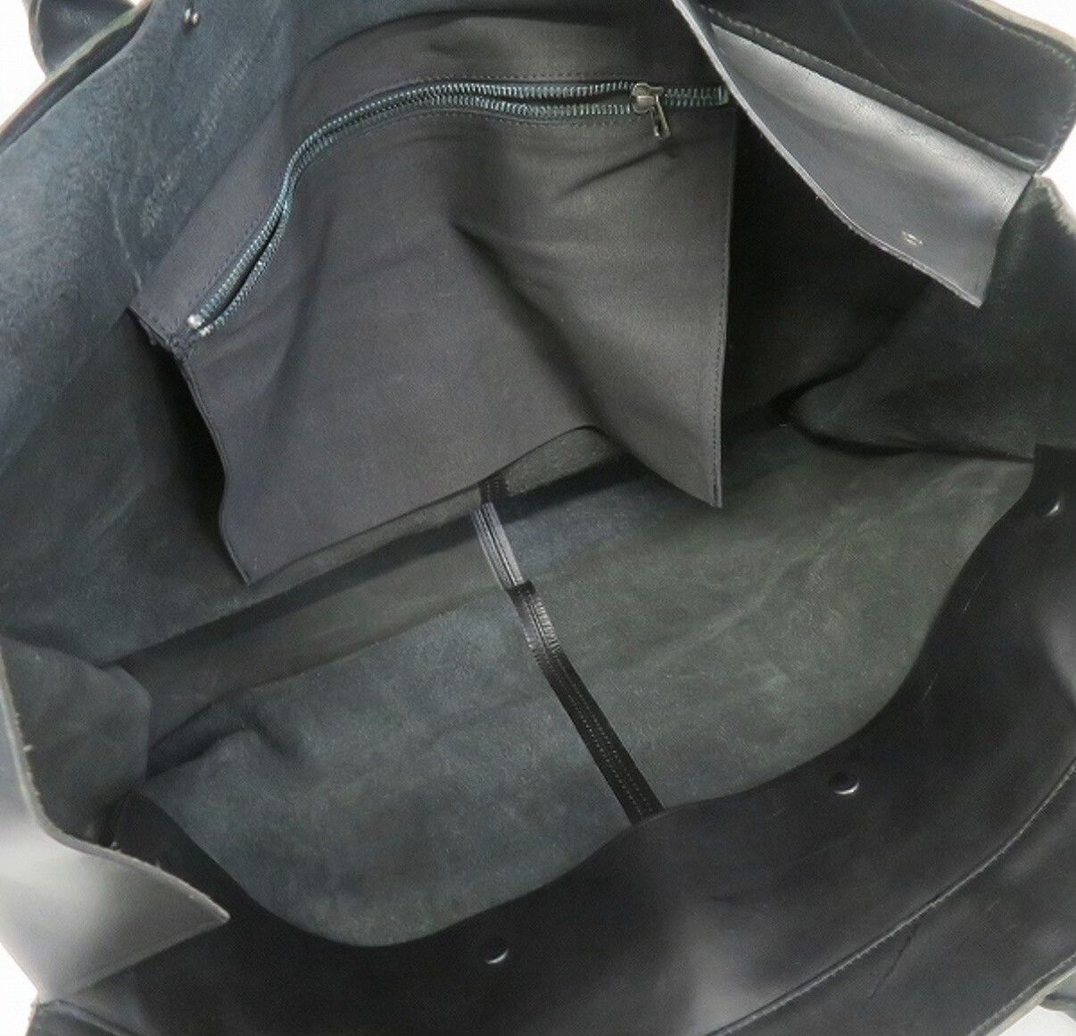 Yohji Yamamoto Large Black Leather Boston Bag Size ONE SIZE - 3 Thumbnail