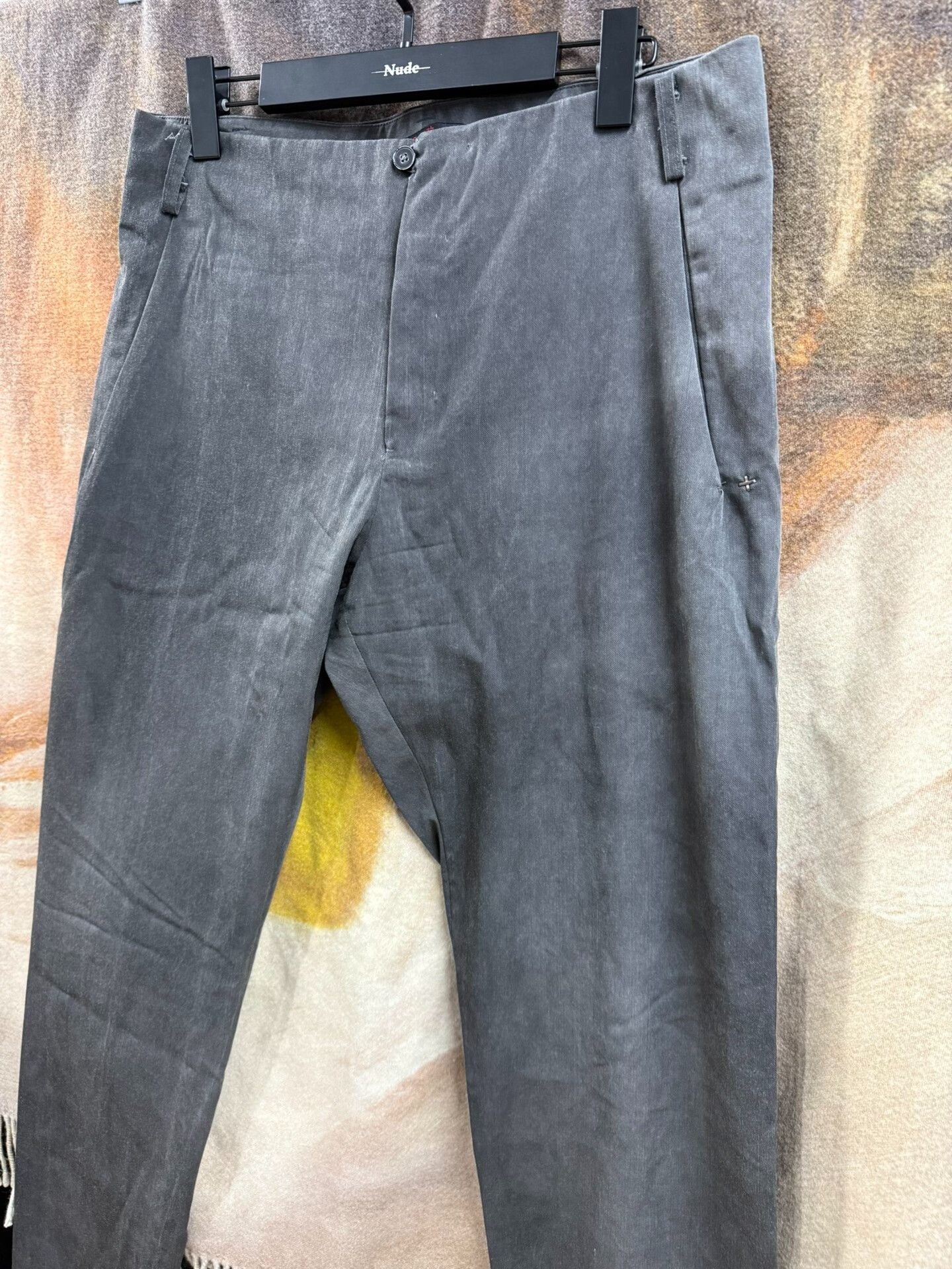 Comme des Garcons Washed Cross Straight Leg Pants Size US 34 / EU 50 - 2 Thumbnail