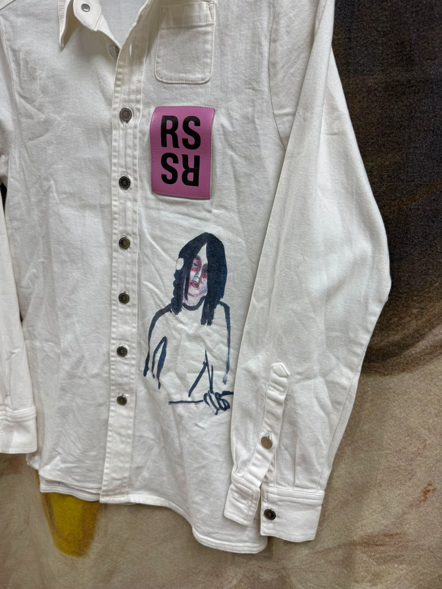 Raf Simons Raf Simons Graffiti Print Shirt Size US XS / EU 42 / 0 - 2 Thumbnail