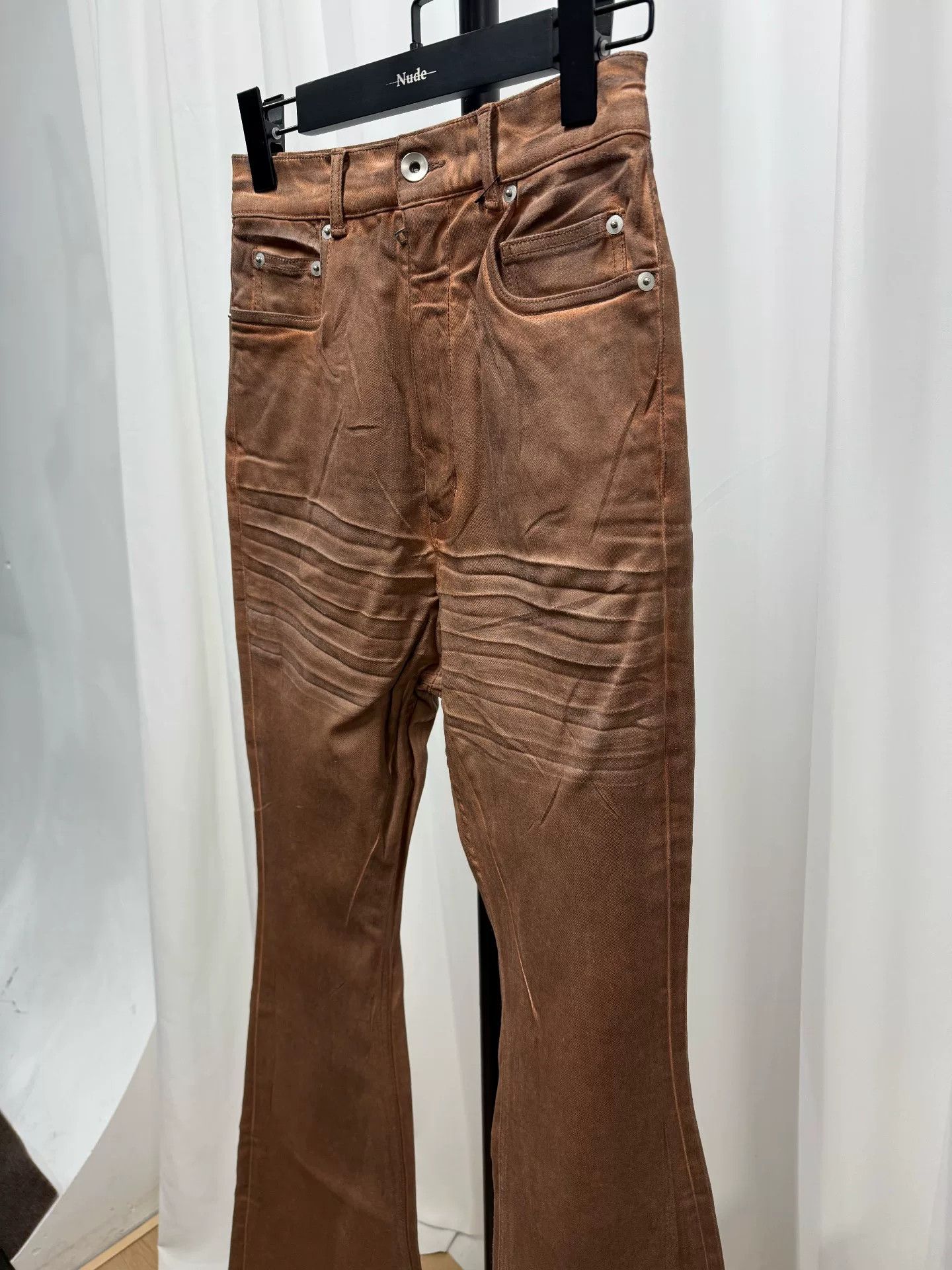 Rick Owens Rick Owens Flared Pants for Sale Size US 28 / EU 44 - 4 Thumbnail