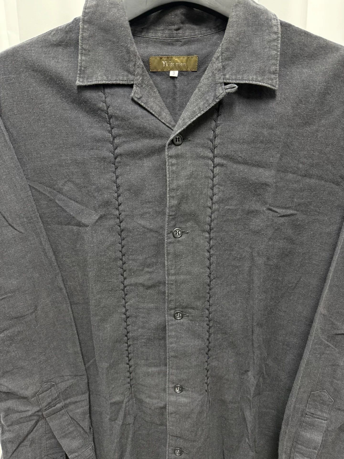 Yohji Yamamoto Y's for Men Woven Shirt Size US M / EU 48-50 / 2 - 2 Thumbnail