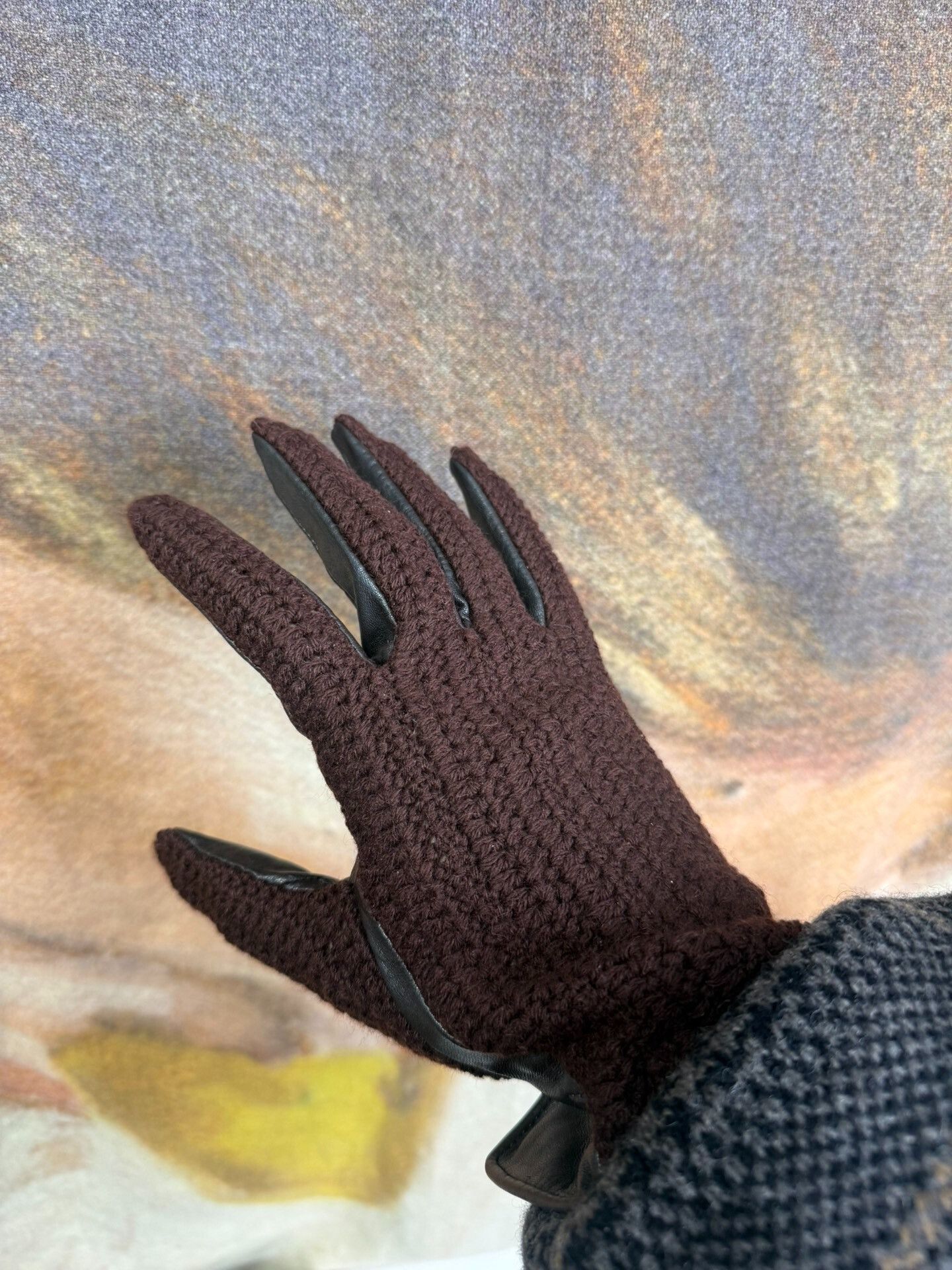 Dries Van Noten Dries Van Noten Patchwork Leather Gloves Size ONE SIZE - 8 Thumbnail
