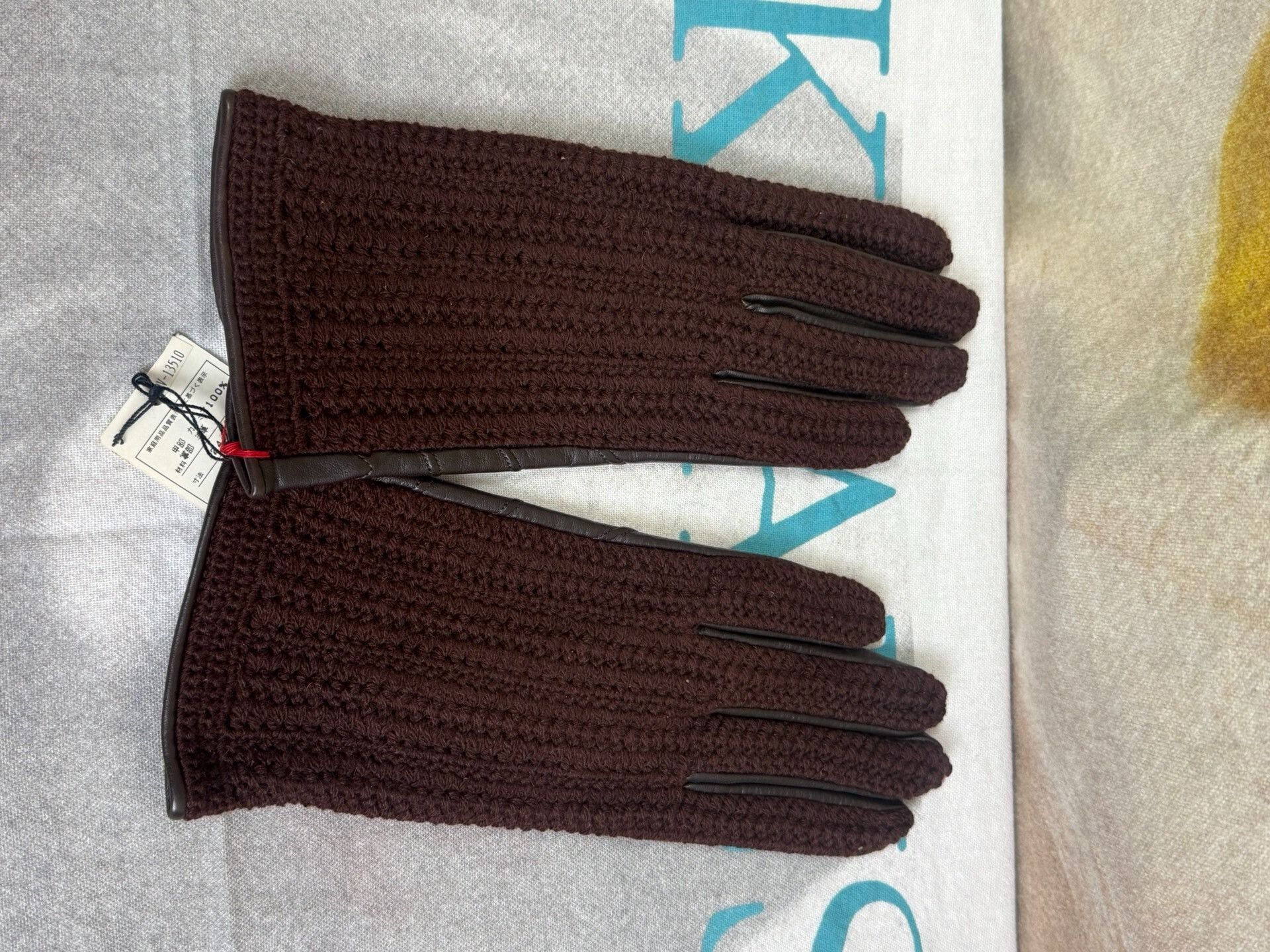Dries Van Noten Dries Van Noten Patchwork Leather Gloves Size ONE SIZE - 4 Thumbnail