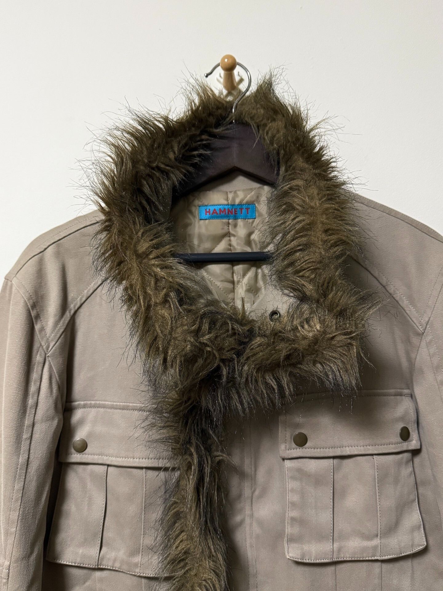 Katharine Hamnett Vintage Fur Collar Jacket