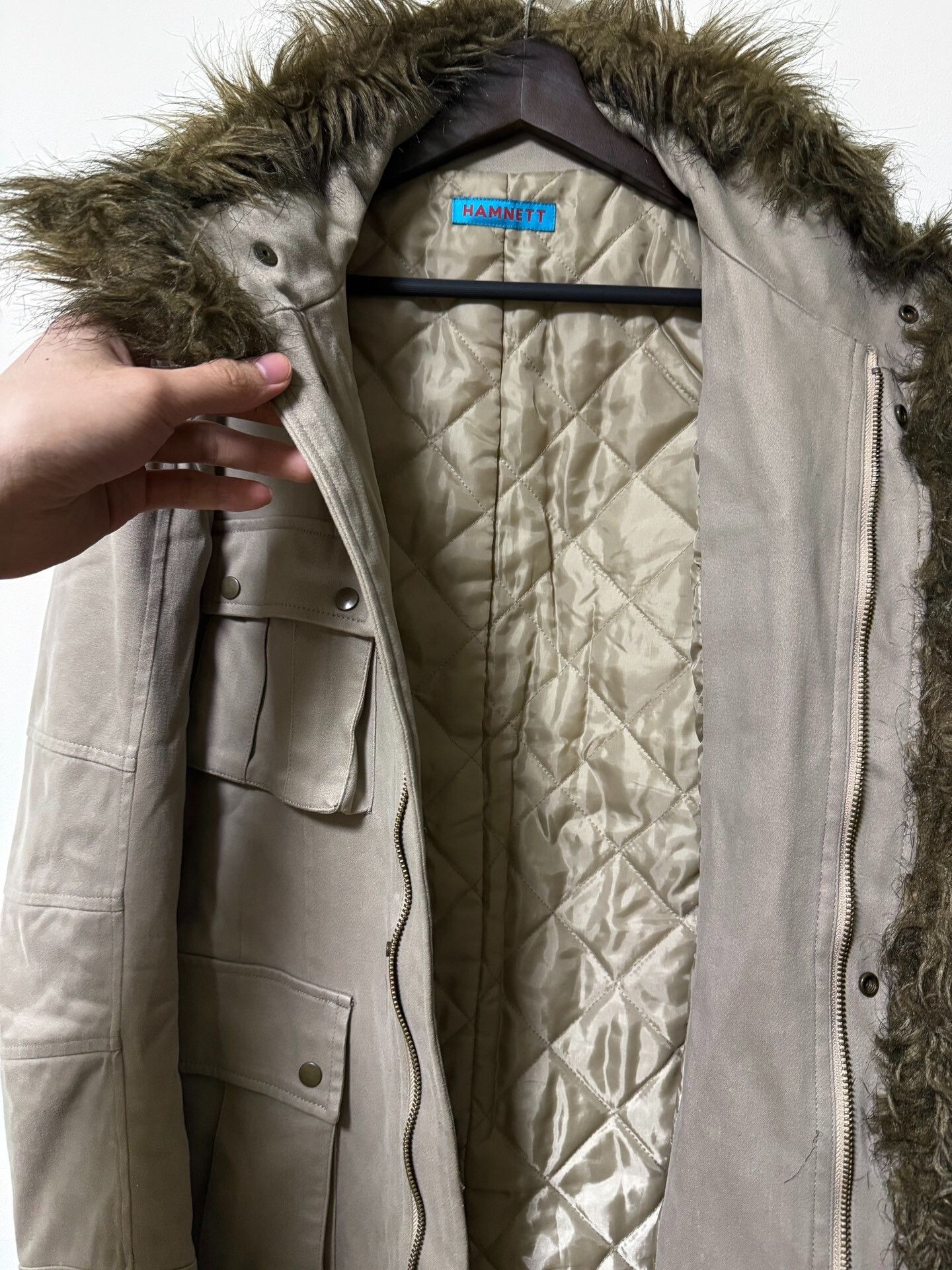 Katharine Hamnett Vintage Fur Collar Jacket