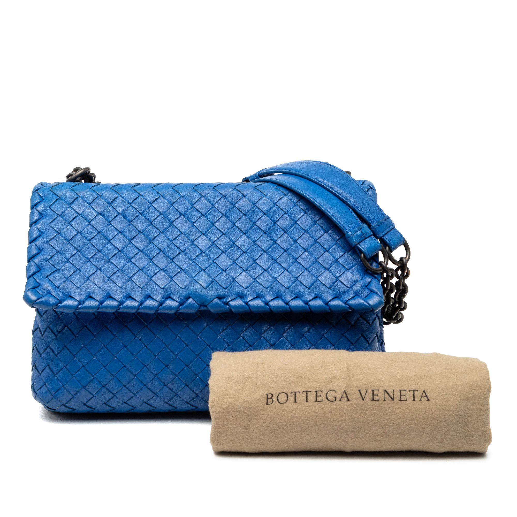 Bottega Veneta Bottega Veneta Small Nappa Intrecciato Olimpia Shoulder Bag Size ONE SIZE - 8 Thumbnail