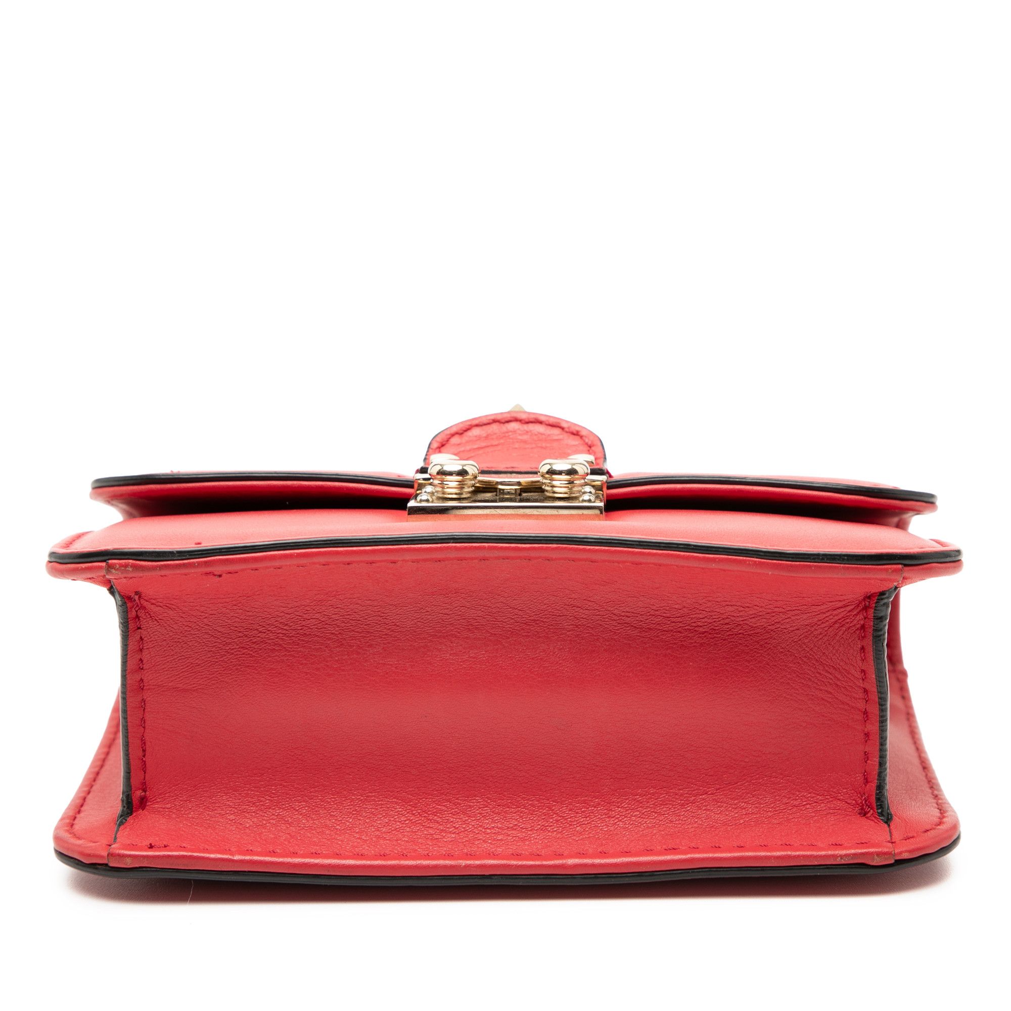 Valentino Valentino Mini Leather Rockstud Glam Lock Crossbody Size ONE SIZE - 3 Thumbnail