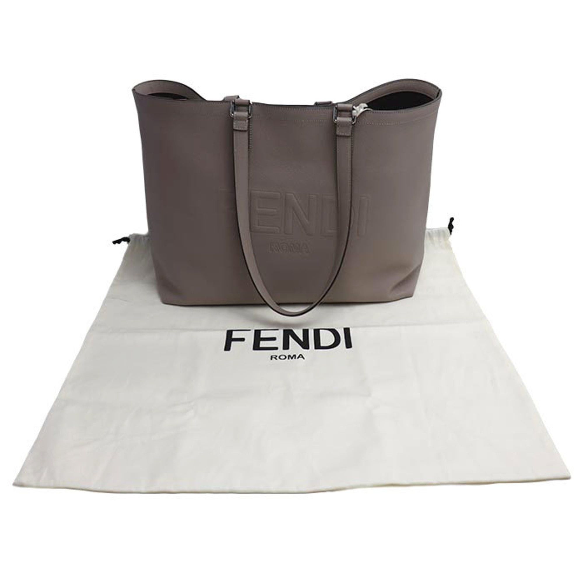 Fendi FENDI Go To Shopper Tote Bag CORDA+PAL (Gray) 7VA610 ARD9 F04Y9 Women's Size ONE SIZE - 6 Thumbnail