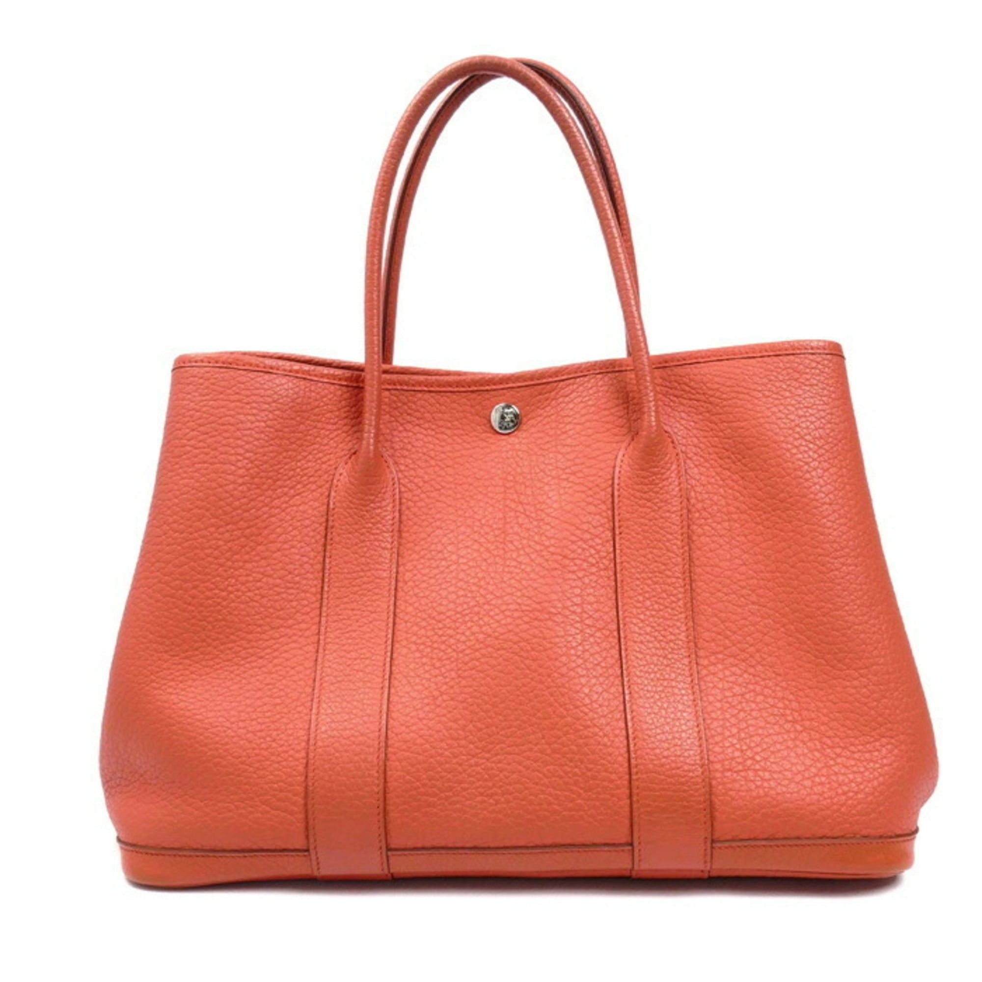 Hermes HERMES Garden 36 Handbag Rouge Pivoine 064423CK Women's □P Stamp Size ONE SIZE - 2 Thumbnail