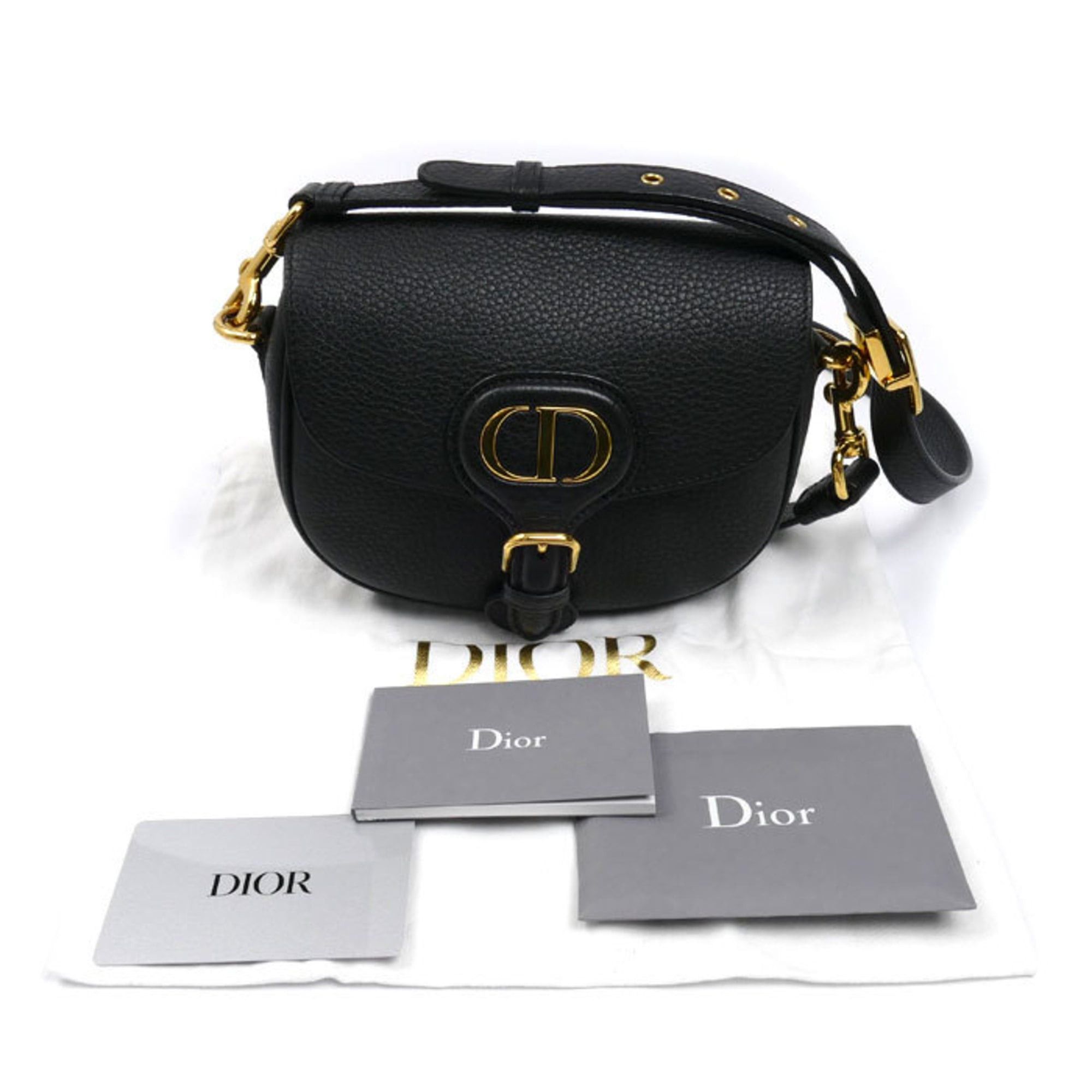 Dior Christian Dior Dior Bobby Small Shoulder Bag, Black, M9317UBBN, Women's Size ONE SIZE - 9 Thumbnail
