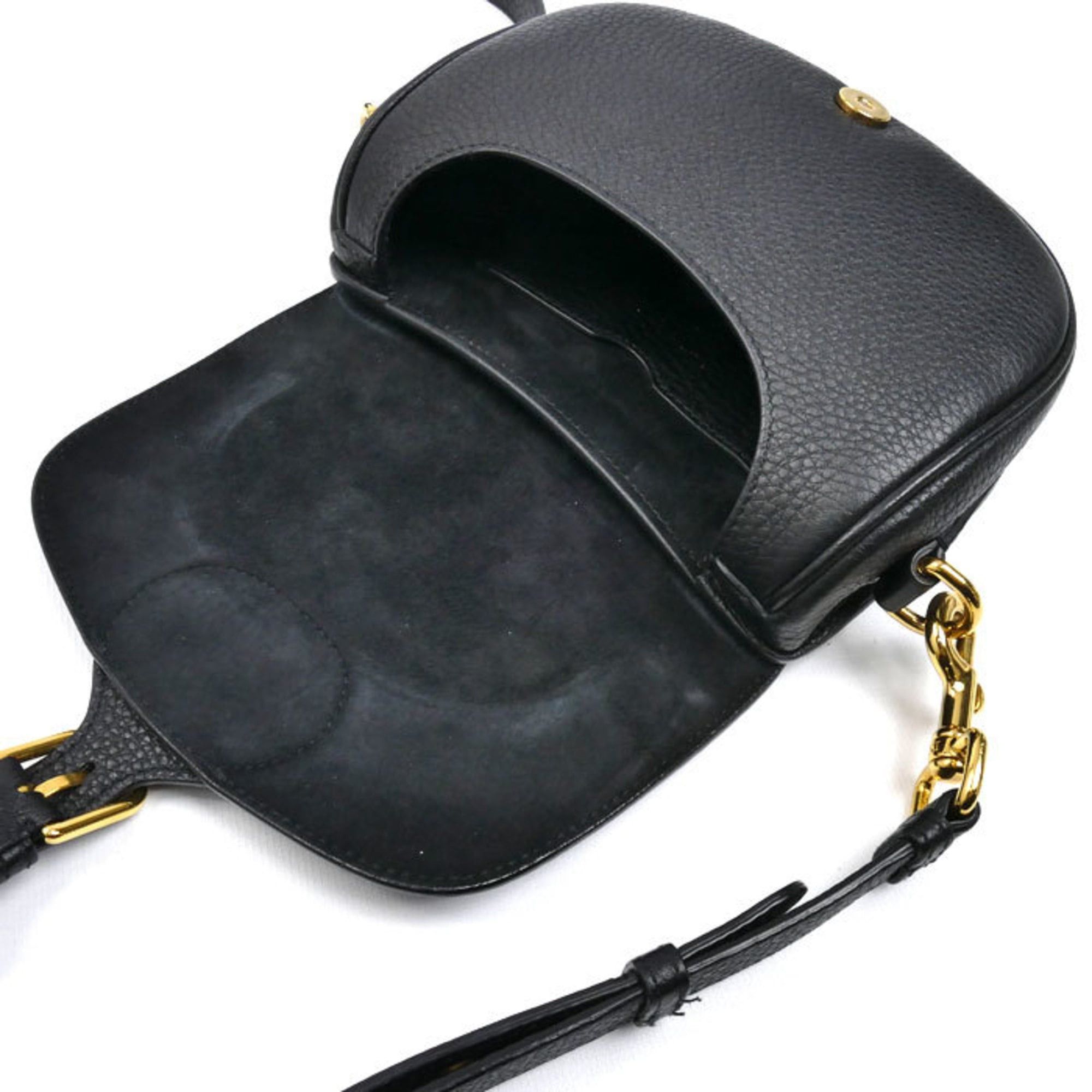 Dior Christian Dior Dior Bobby Small Shoulder Bag, Black, M9317UBBN, Women's Size ONE SIZE - 4 Thumbnail