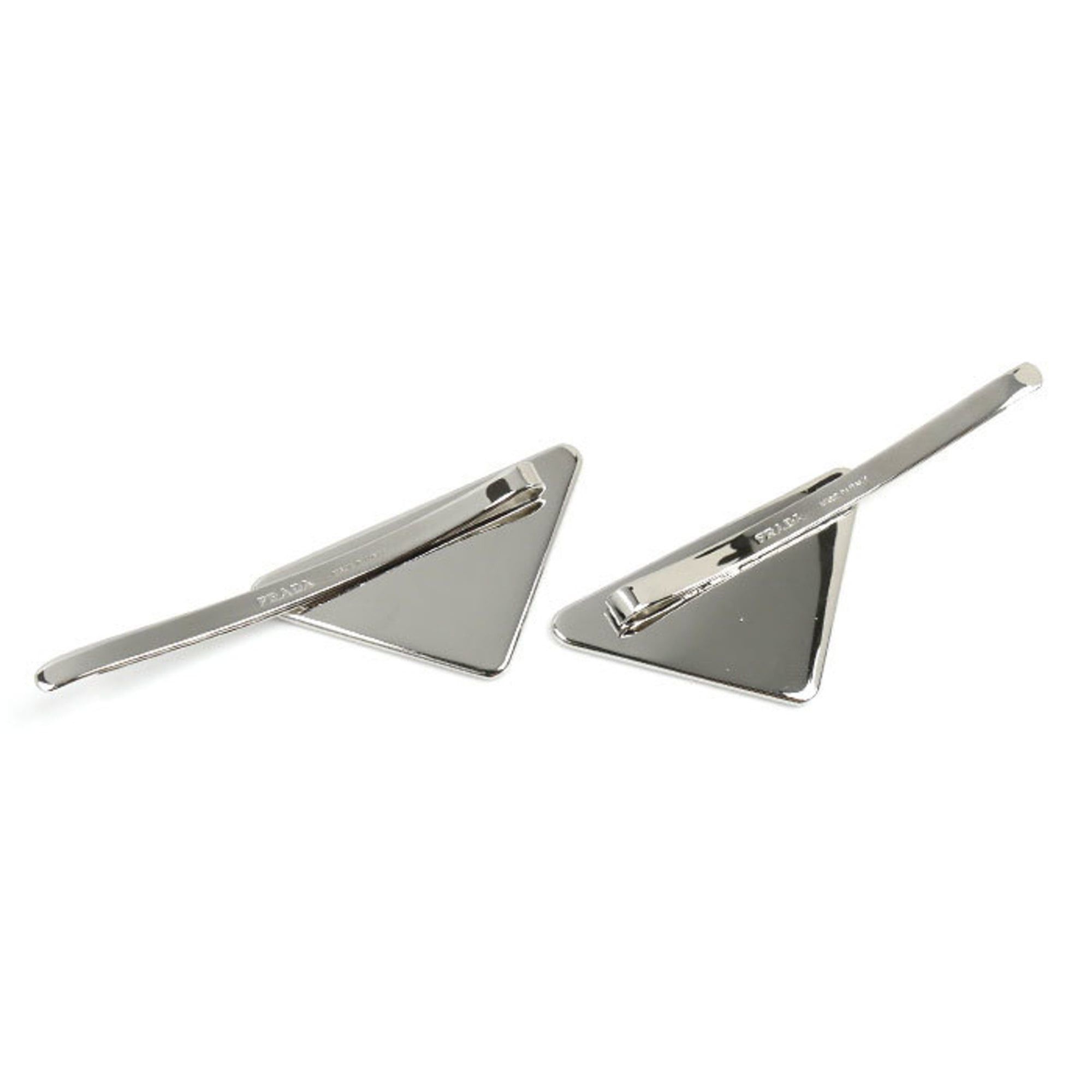 Prada Prada GP Enamel Metal Hairpin Hair Clip 1IF051_2BA6_F0009 Women's Size ONE SIZE - 4 Thumbnail