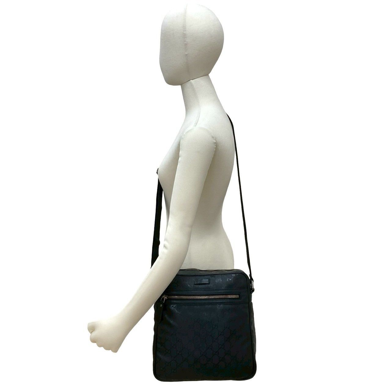 Gucci Gucci Gucci GG Logo Imprime Leather Shoulder Bag Leather Crossbody Bag 26229 DUTY FREE for USA Size ONE SIZE - 3 Thumbnail