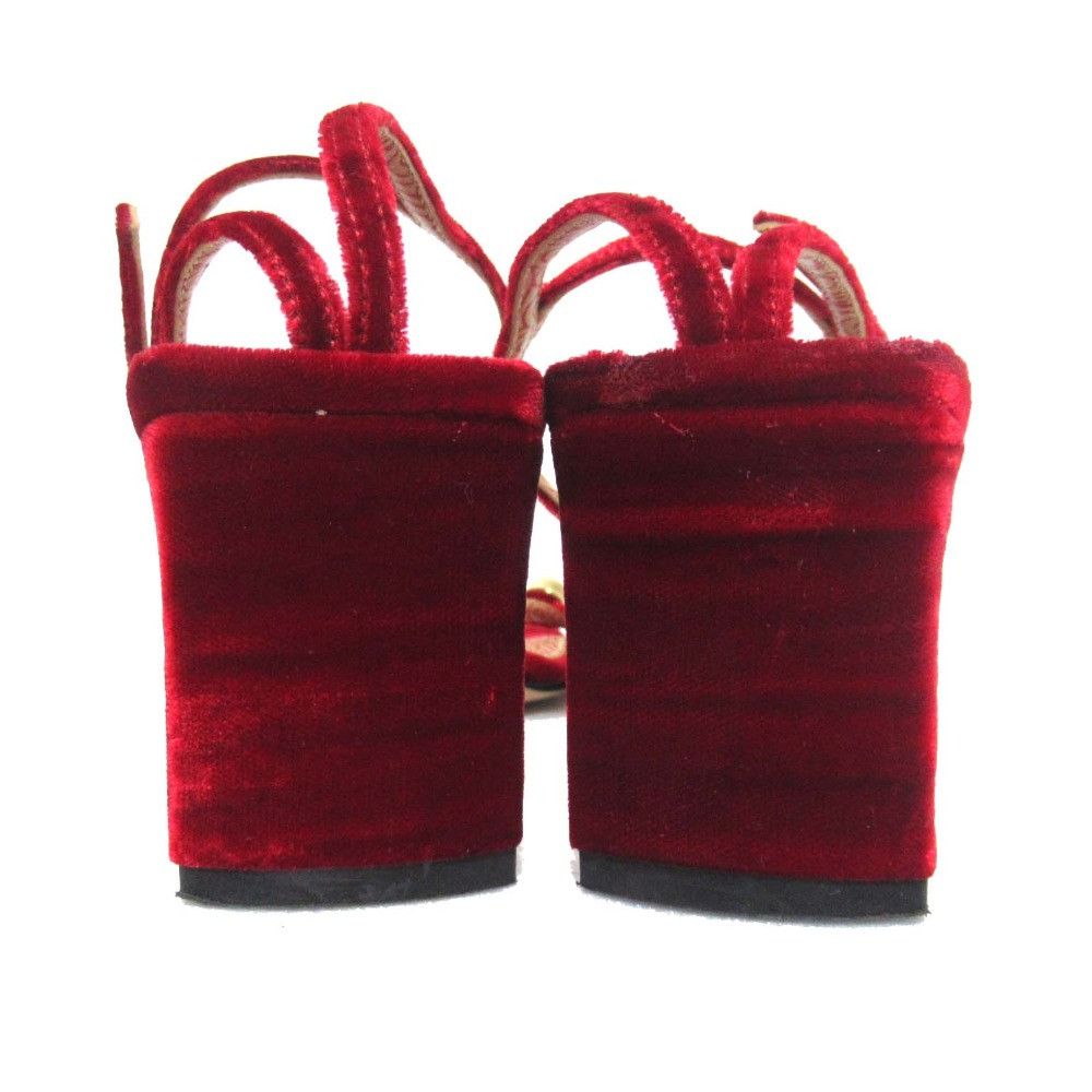 Other Other Sergio Rossi Bijou Velvet Sandals Textile Shoes A81090 DUTY FREE for USA Size ONE SIZE - 6 Thumbnail