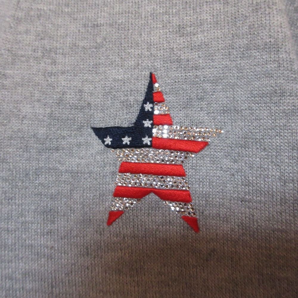 Other Other lucien pellat-finet Star Embroidery Cashmere Knit Cardigan Textile Tops DUTY FREE for USA Size ONE SIZE - 4 Thumbnail