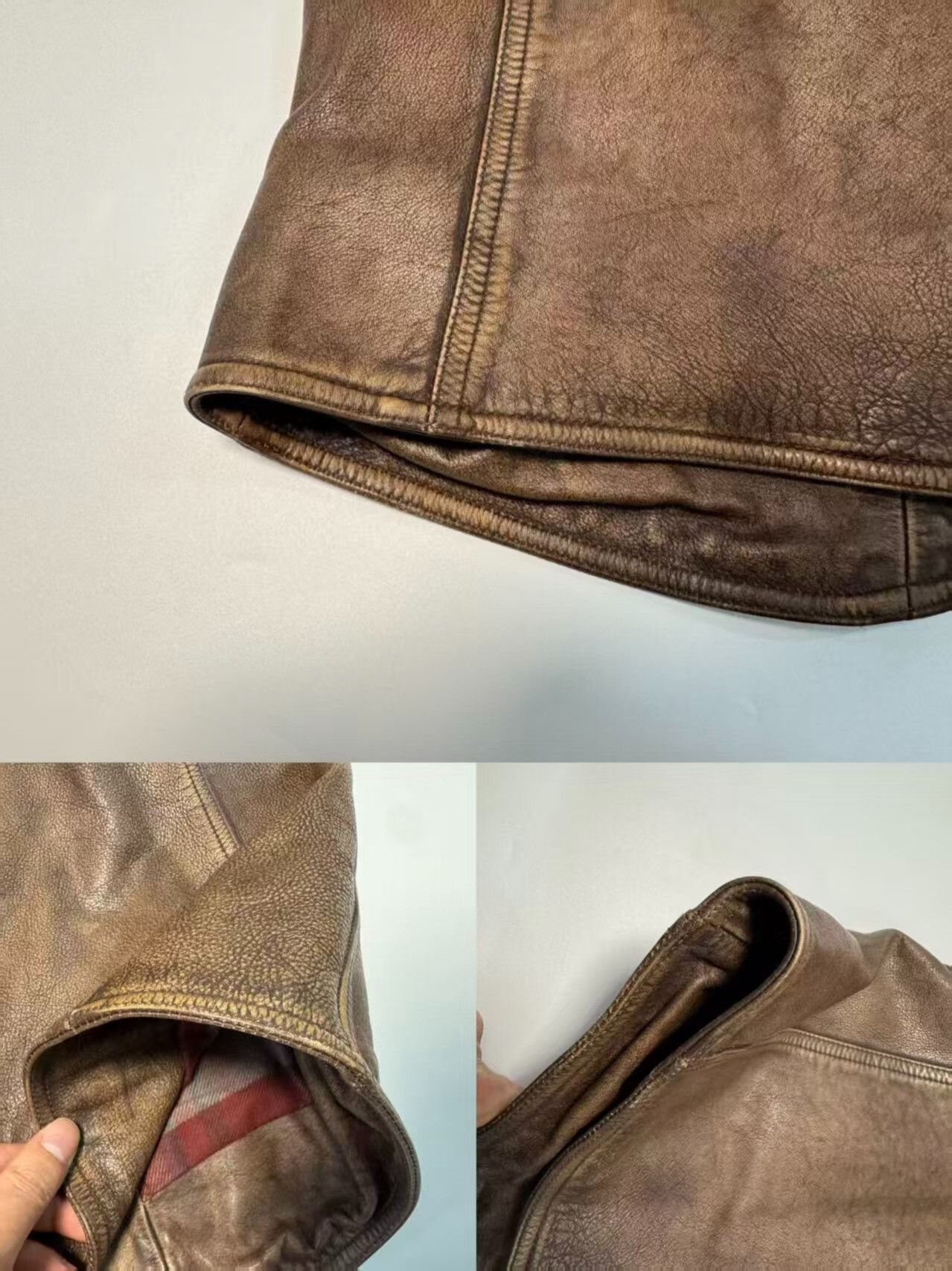 RRL Ralph Lauren RRL Ralph Lauren Leather Car Coat Size US S / EU 44-46 / 1 - 8 Thumbnail