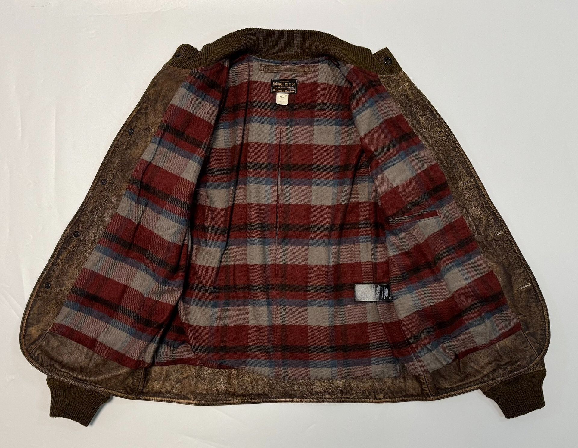 RRL Ralph Lauren RRL Ralph Lauren Leather Car Coat Size US S / EU 44-46 / 1 - 4 Thumbnail