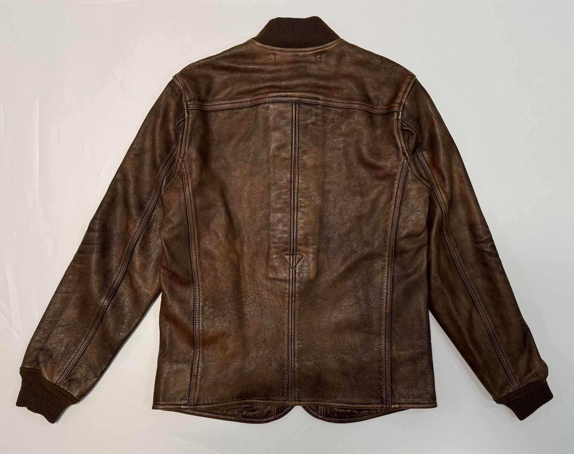 RRL Ralph Lauren RRL Ralph Lauren Leather Car Coat Size US S / EU 44-46 / 1 - 7 Thumbnail