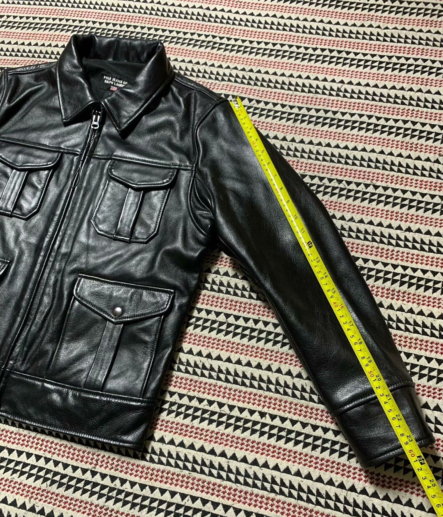 Ralph Lauren Black Label Polo Ralph Lauren Black Leather Jacket Size US S / EU 44-46 / 1 - 3 Thumbnail