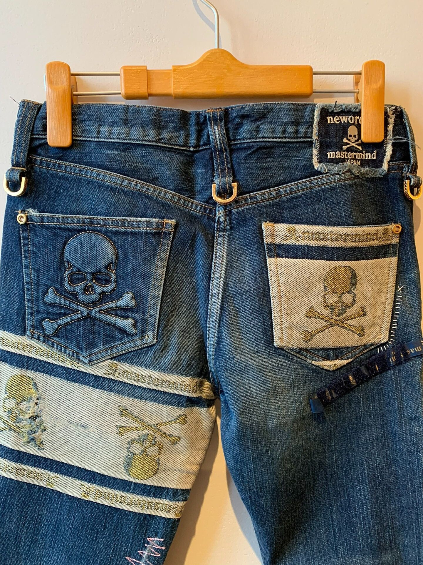 Mastermind Japan Mastermind Japan Blue Denim Jeans Size 25" / US 0 / IT 36 - 4 Thumbnail