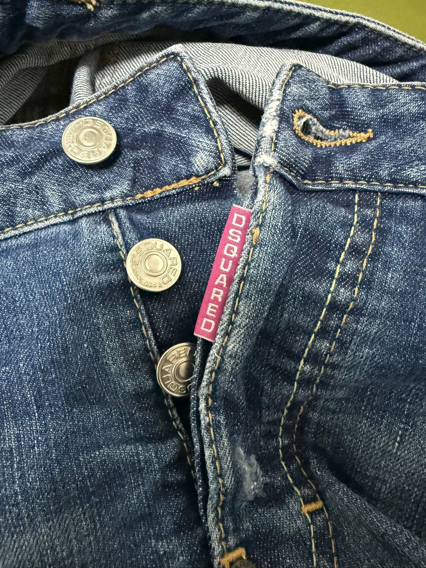 Dsquared2 DSQUARED2 Women's Blue Destroyed Jeans Size 42" / US 20 - 3 Thumbnail