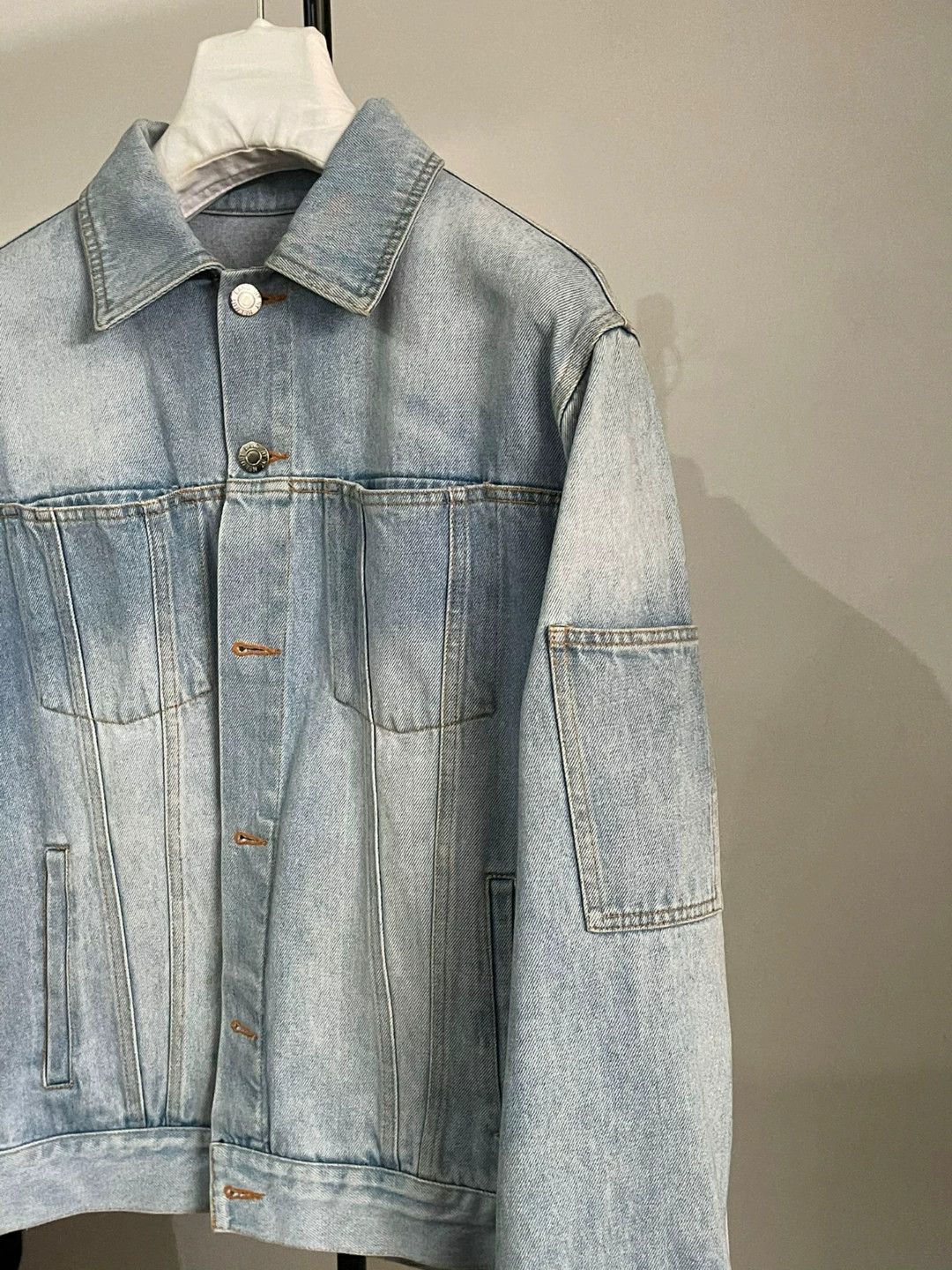 Helmut Lang Helmut Lang Tessel Denim Jacket Size S / US 4 / IT 40 - 5 Thumbnail