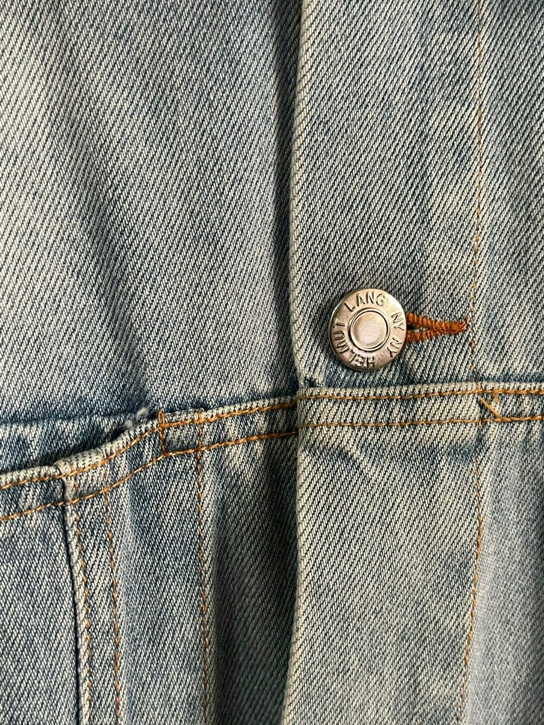Helmut Lang Helmut Lang Tessel Denim Jacket Size S / US 4 / IT 40 - 6 Thumbnail