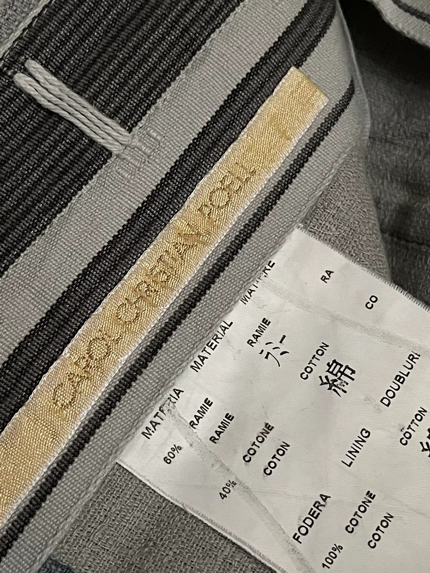 Carol Christian Poell Carol Christian Poell Tailored Linen Pants Size US 30 / EU 46 - 6 Thumbnail