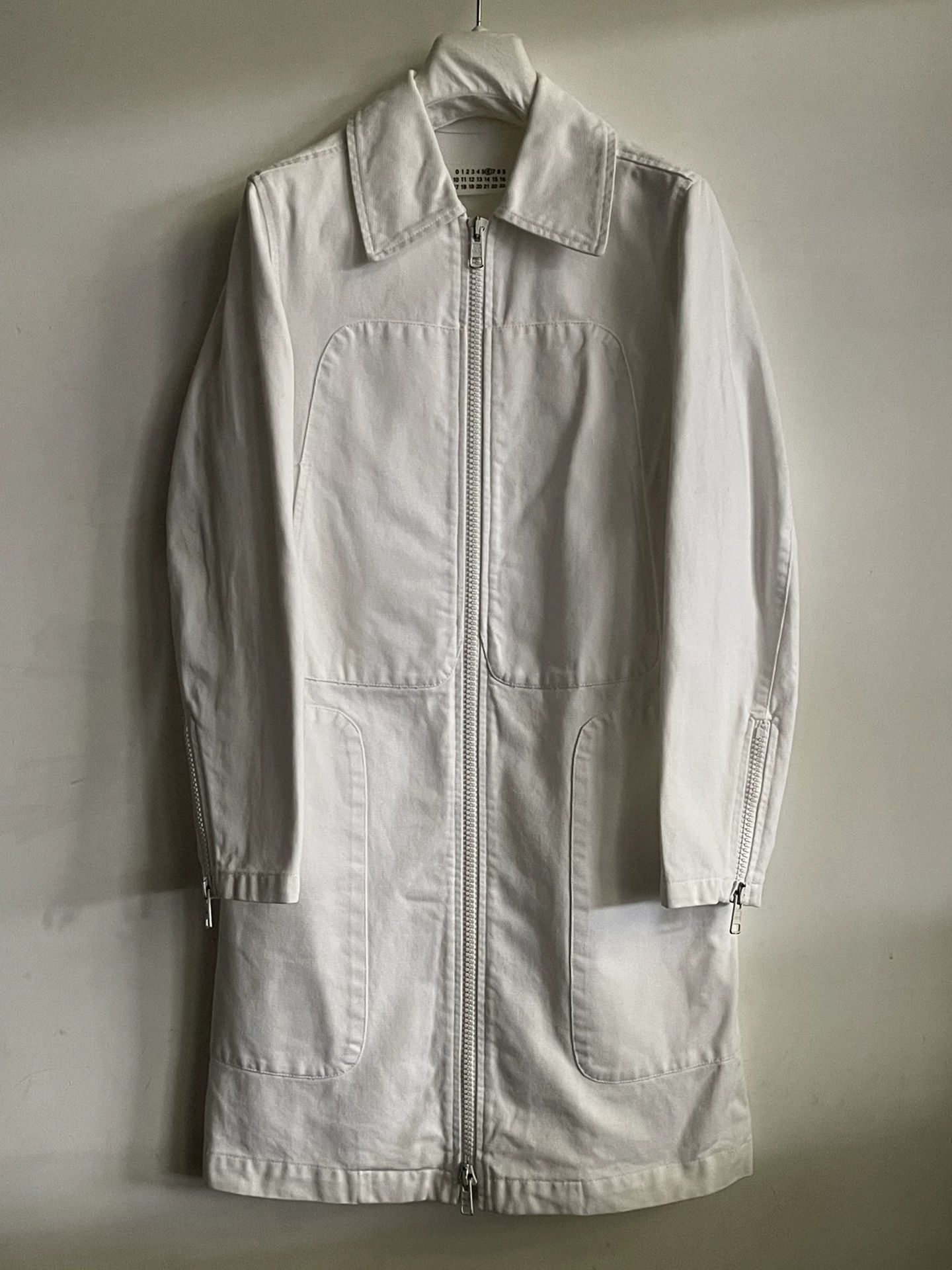 Maison Margiela Maison Martin Margiela 90s White Denim Jacket Size US XXS / EU 40 - 7 Thumbnail