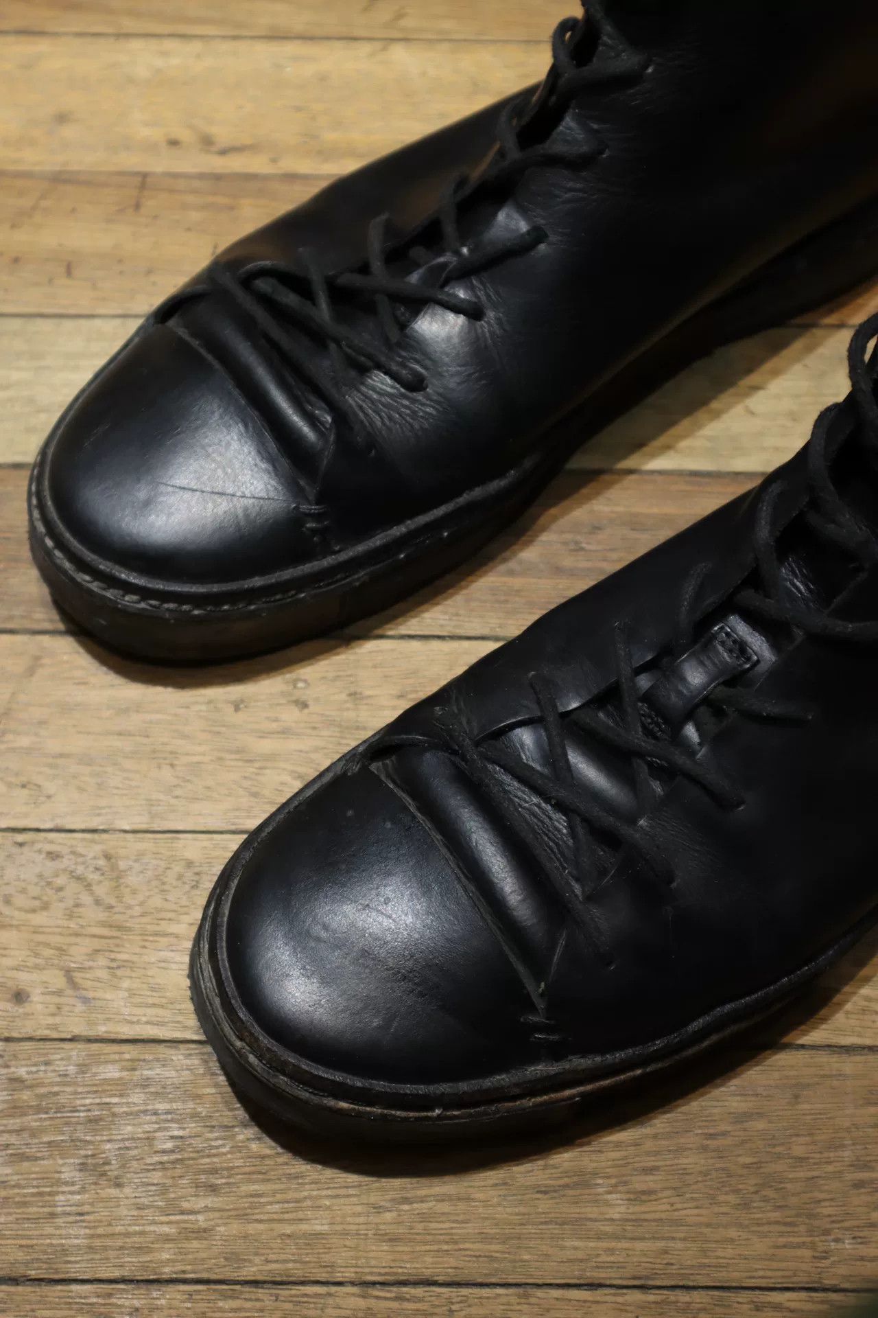 Ann Demeulemeester Ann Demeulemeester Black Leather Boots Size US 10 / EU 43 - 4 Thumbnail