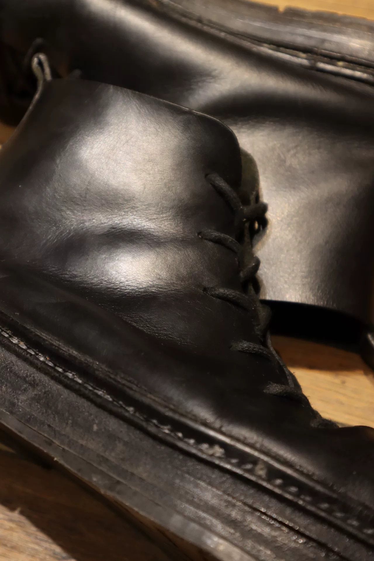 Ann Demeulemeester Ann Demeulemeester Black Leather Boots Size US 10 / EU 43 - 3 Thumbnail