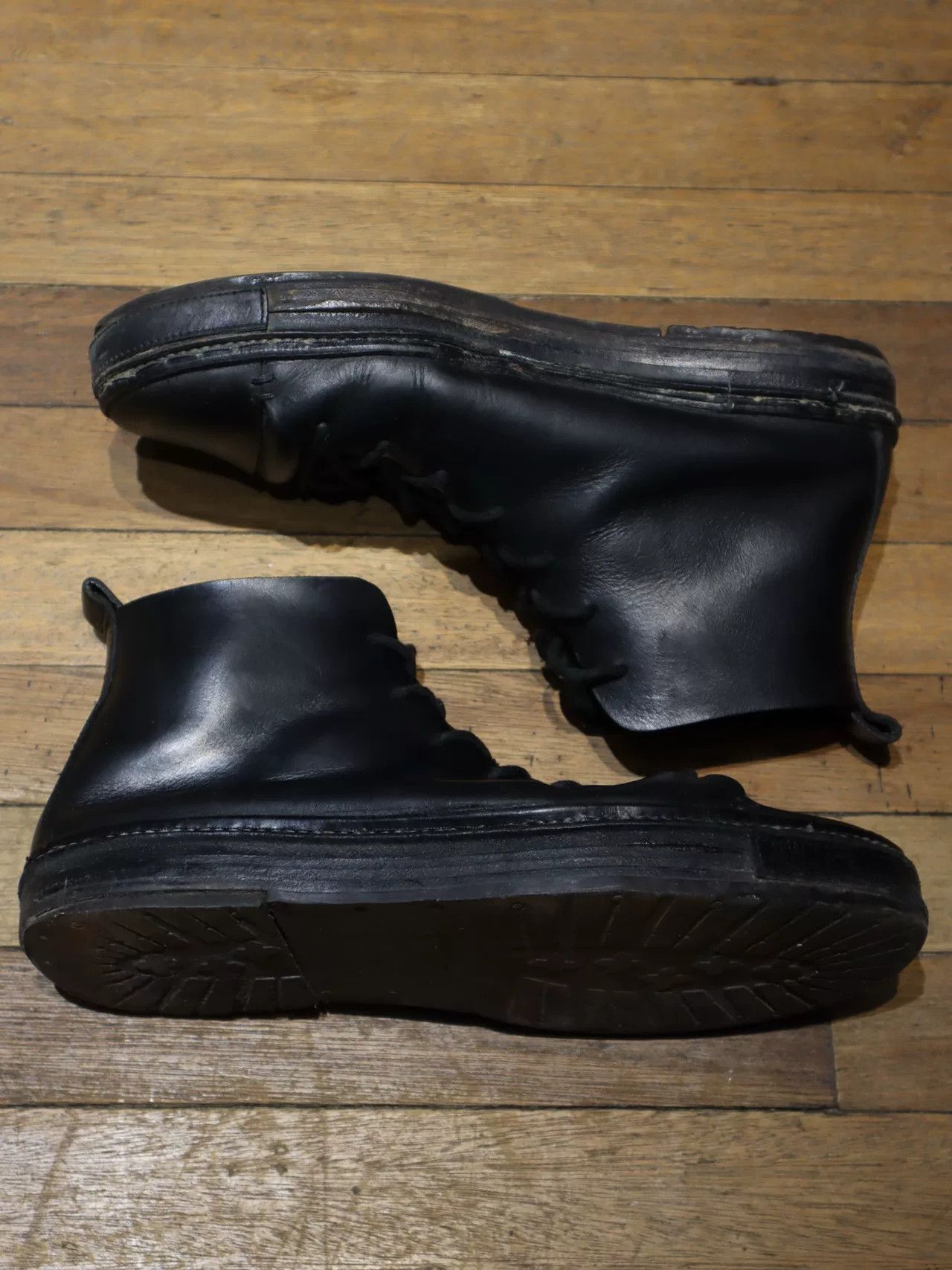 Ann Demeulemeester Ann Demeulemeester Black Leather Boots Size US 10 / EU 43 - 6 Thumbnail