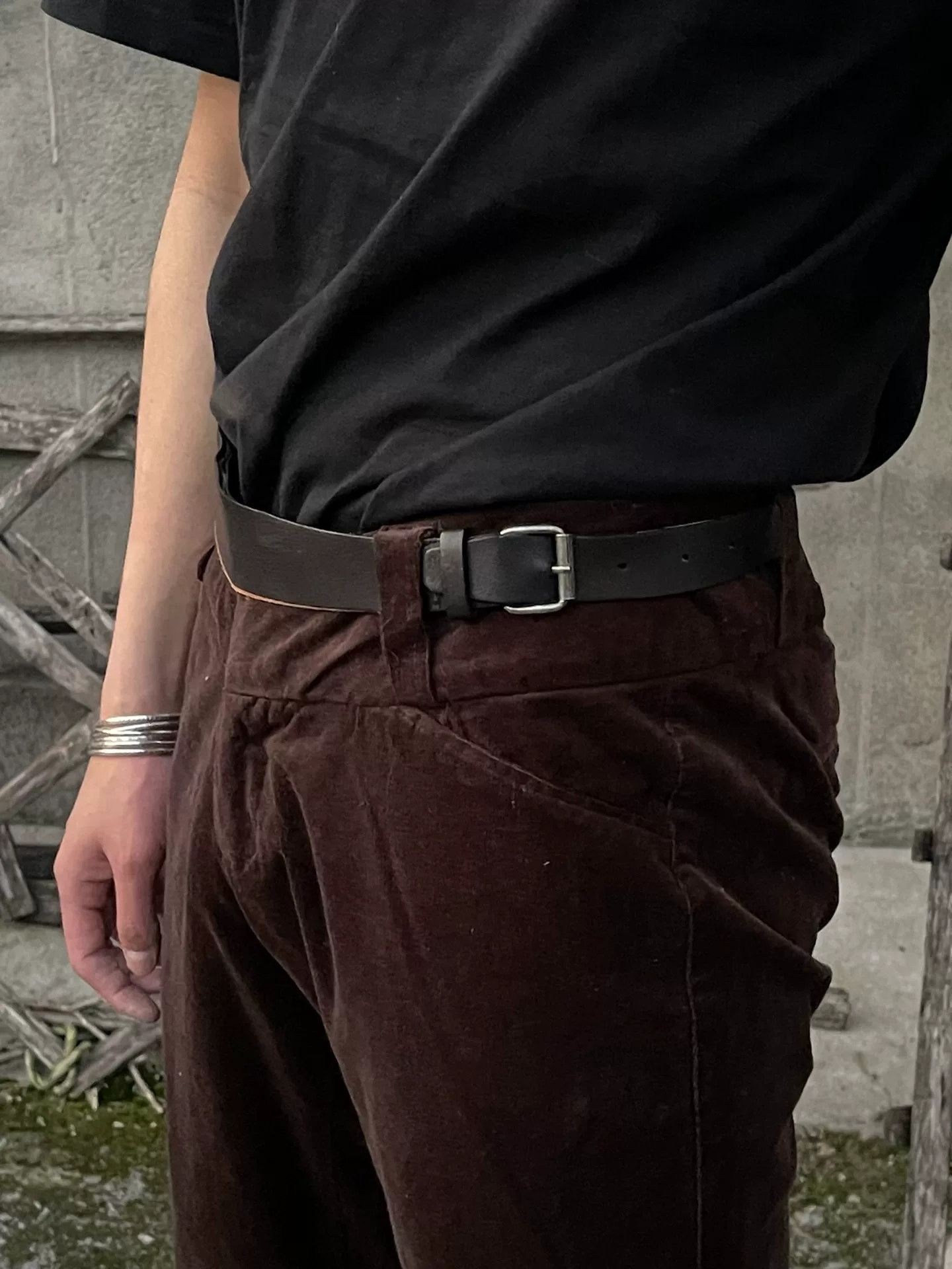 Ann Demeulemeester Ann Demeulemeester Leather Waist Belt Size ONE SIZE - 4 Thumbnail