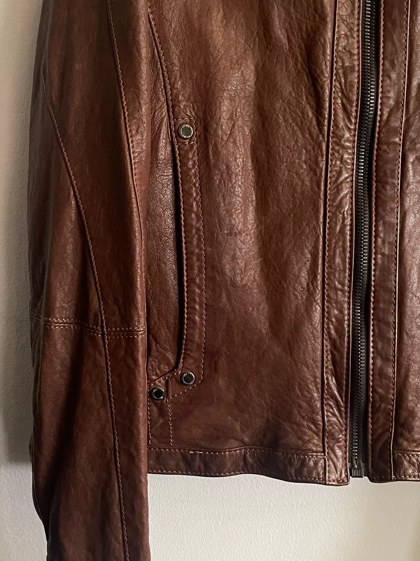 Dirk Bikkembergs Dirk Bikkembergs Leather Motorcycle Jacket Size US M / EU 48-50 / 2 - 3 Thumbnail