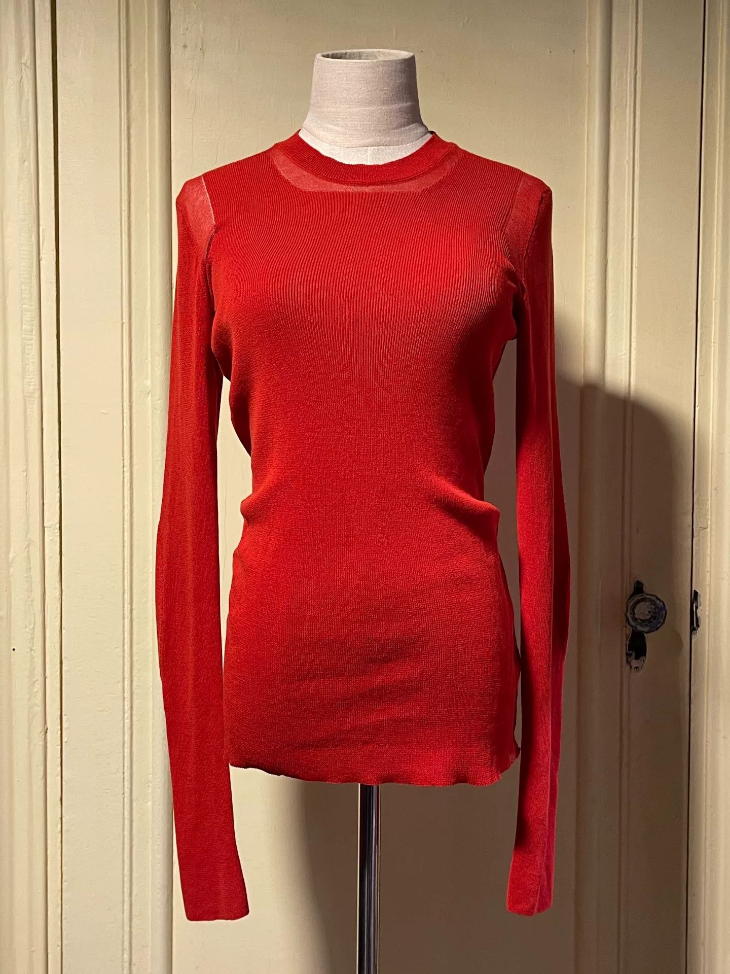 Maison Margiela Maison Martin Margiela Red Wool Sweater Size S / US 4 / IT 40 - 2 Thumbnail