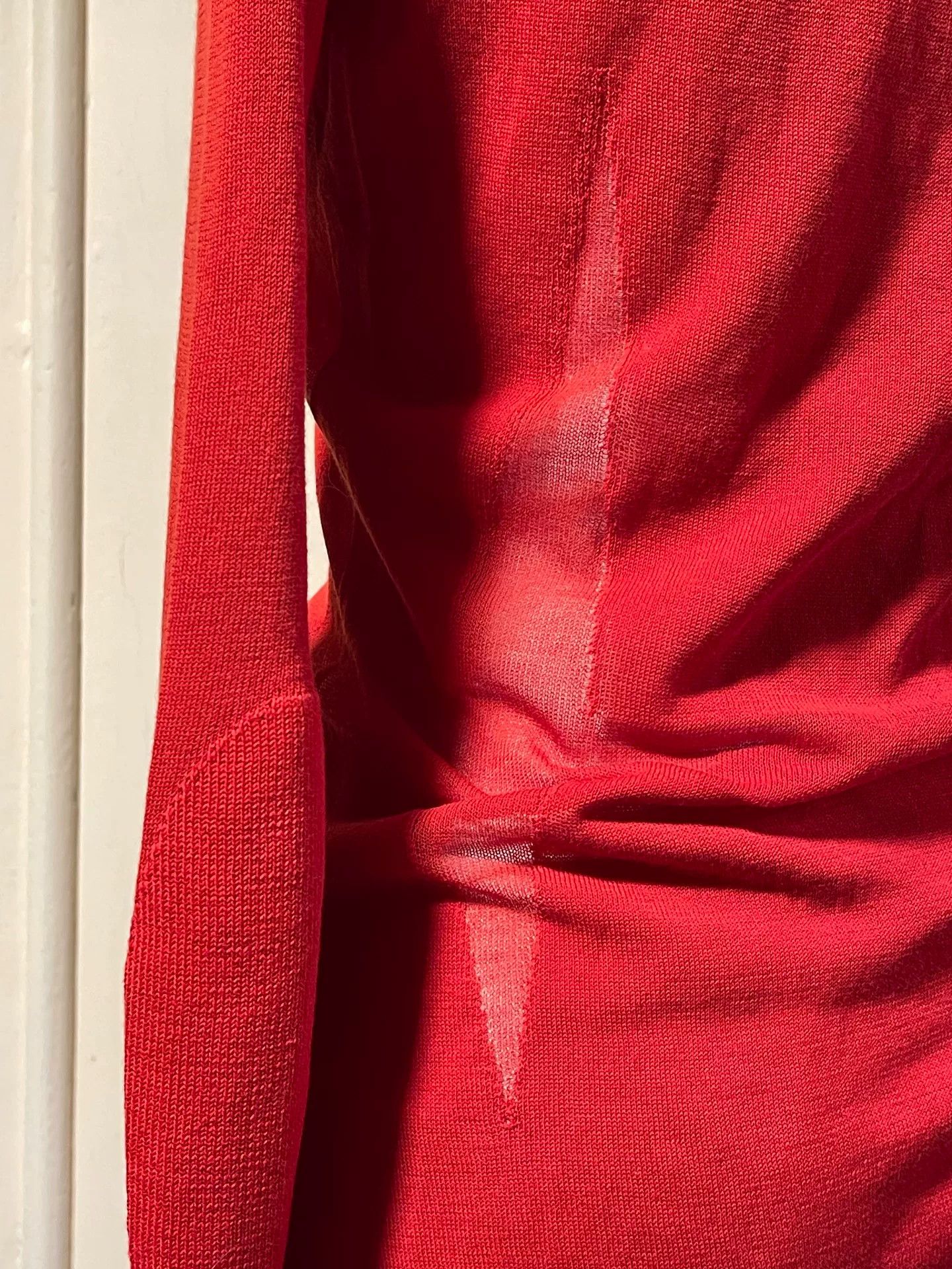 Maison Margiela Maison Martin Margiela Red Wool Sweater Size S / US 4 / IT 40 - 6 Thumbnail