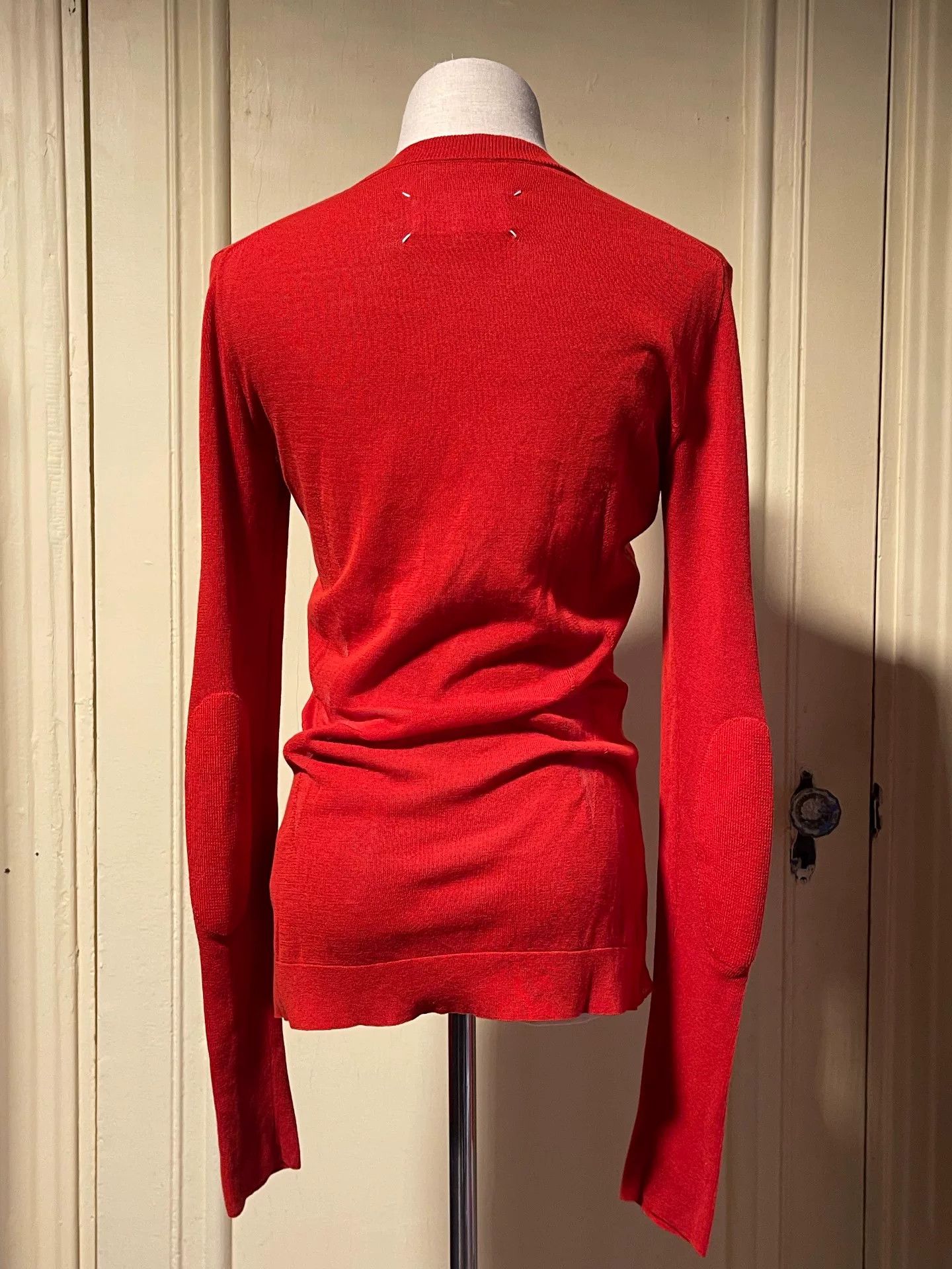 Maison Margiela Maison Martin Margiela Red Wool Sweater Size S / US 4 / IT 40 - 3 Thumbnail