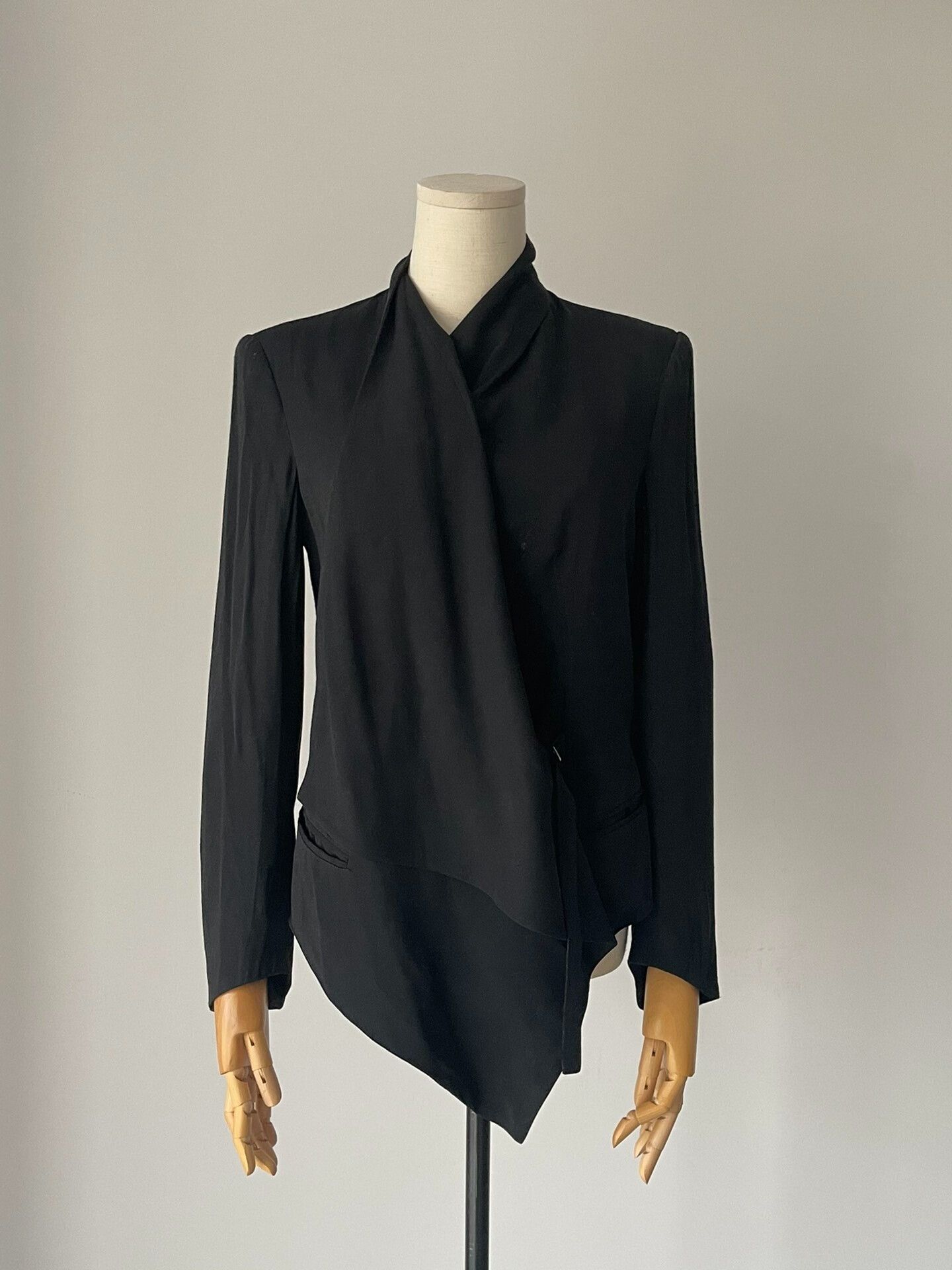 Helmut Lang Helmut Lang Asymmetrical Jacket Blazer Size XL / US 12-14 / IT 48-50 - 6 Thumbnail
